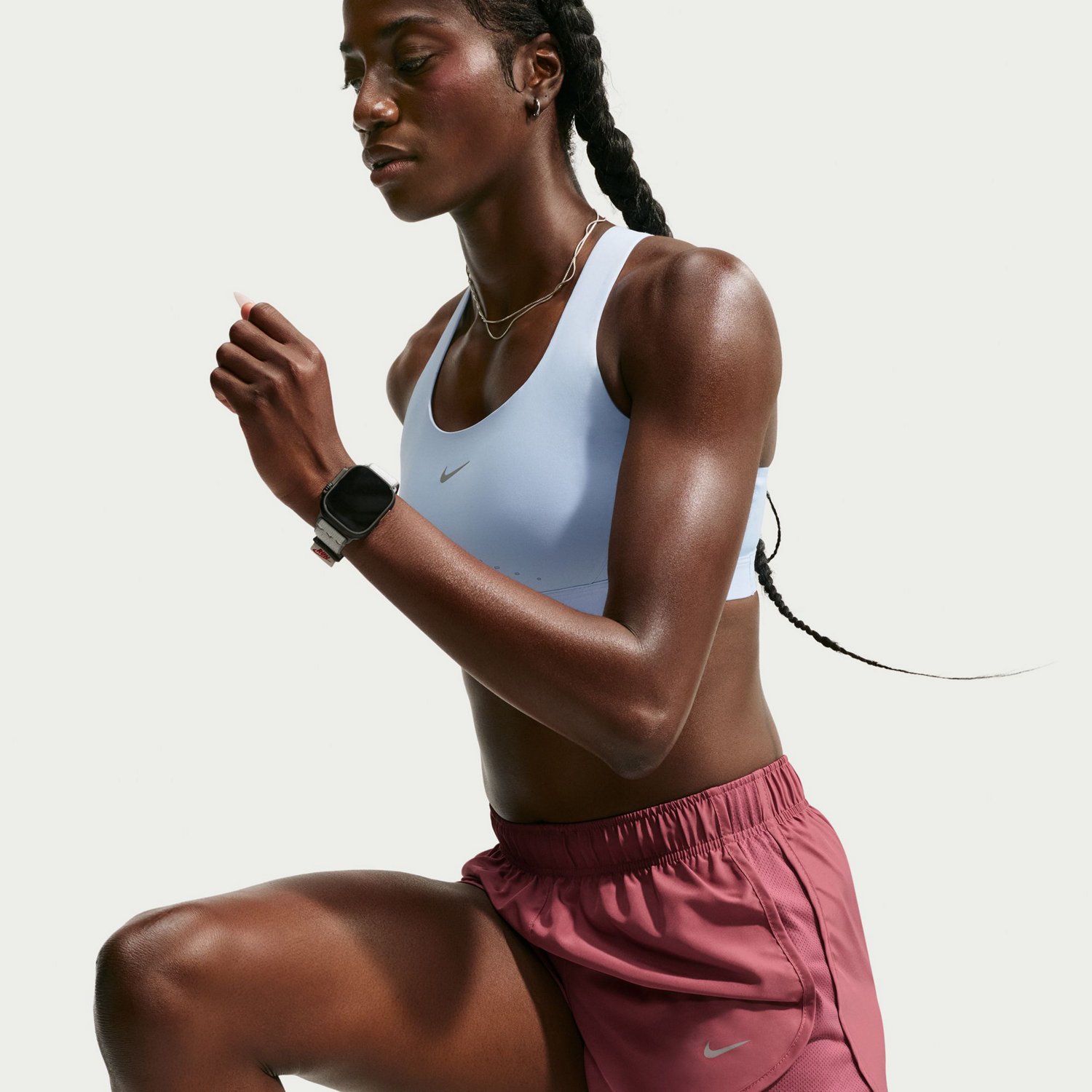 Nike Women's Tempo Dri-FIT Mid-Rise Running Shorts 3 in - view number 3