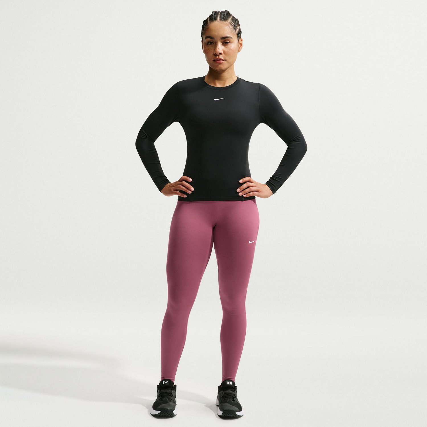 Nike Women's One Dri-FIT Seamless Front High-Waisted Leggings