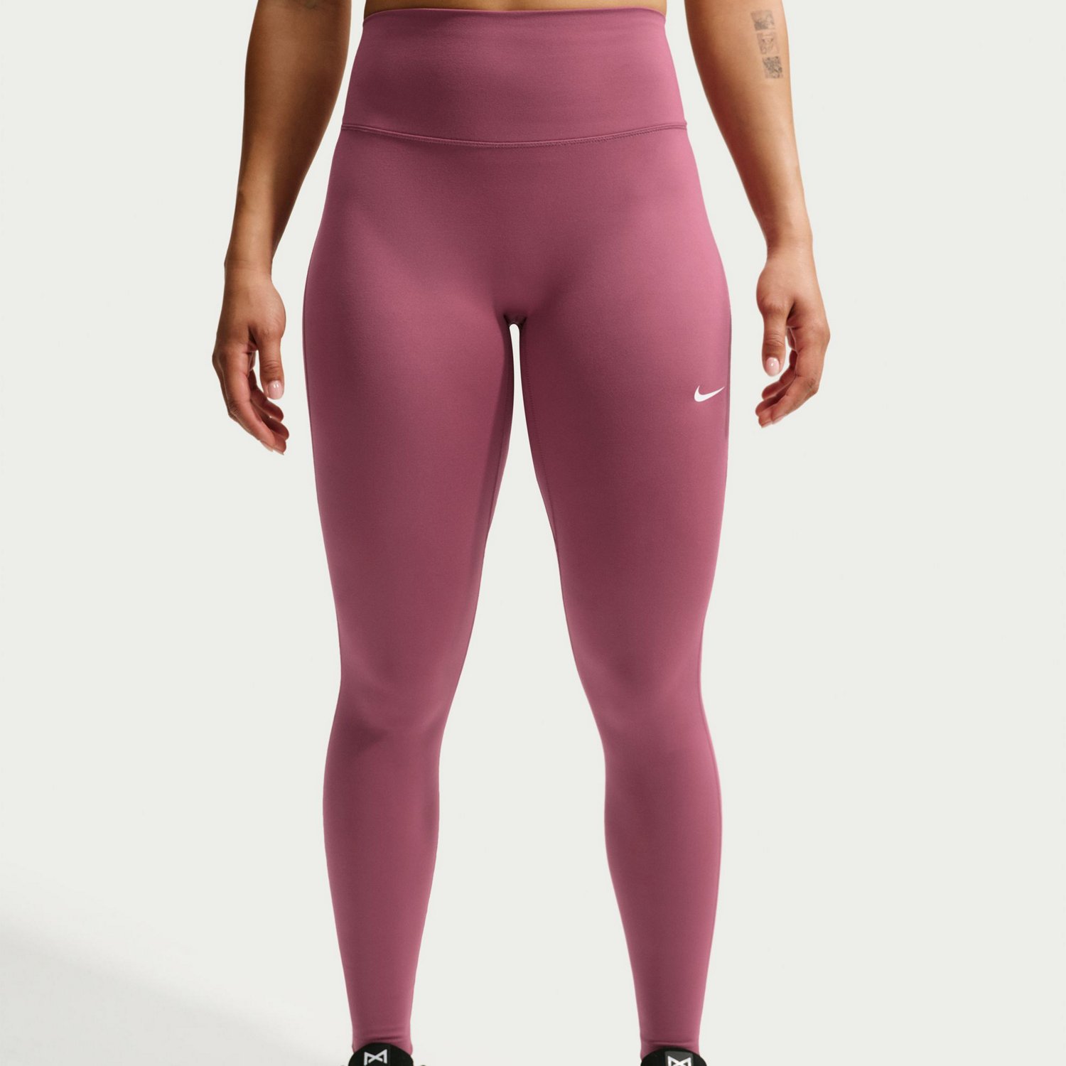 Nike Women's One Dri-FIT Seamless Front High-Waisted Leggings - view number 3