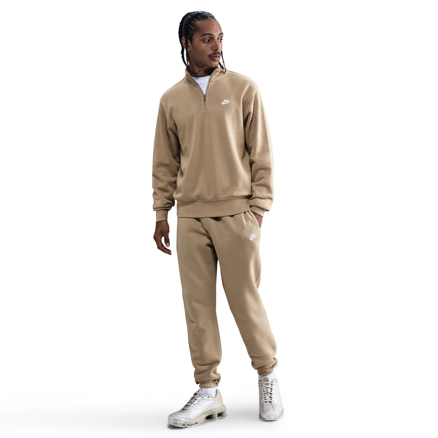 Nike Men's Club Cuffed Brushed Fleece Sweatpants