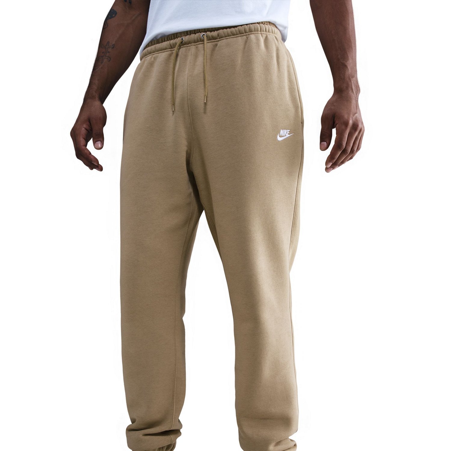 Nike Men's Club Cuffed Brushed Fleece Sweatpants - view number 3
