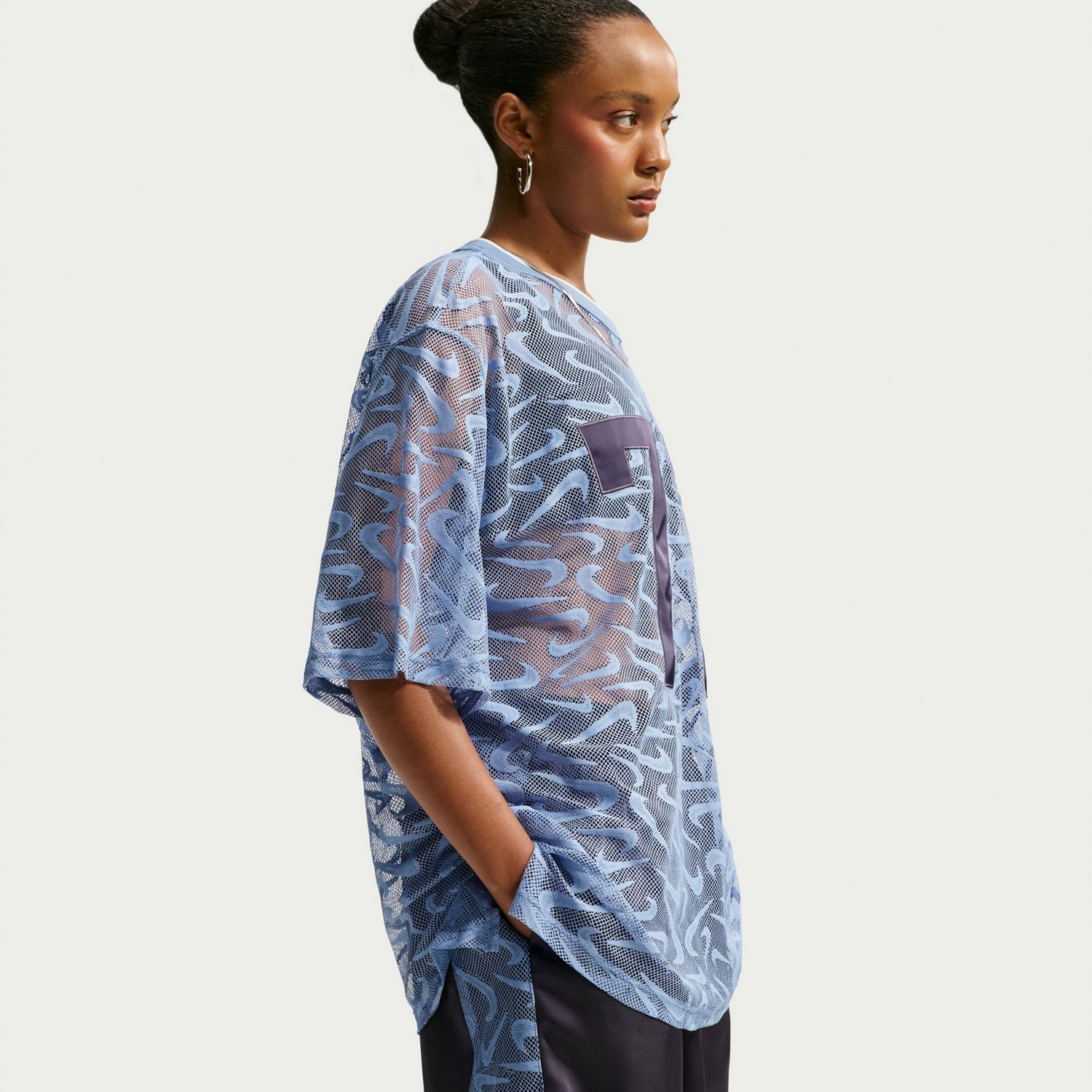 Nike Women's Chill Woven Lace Jersey - view number 5