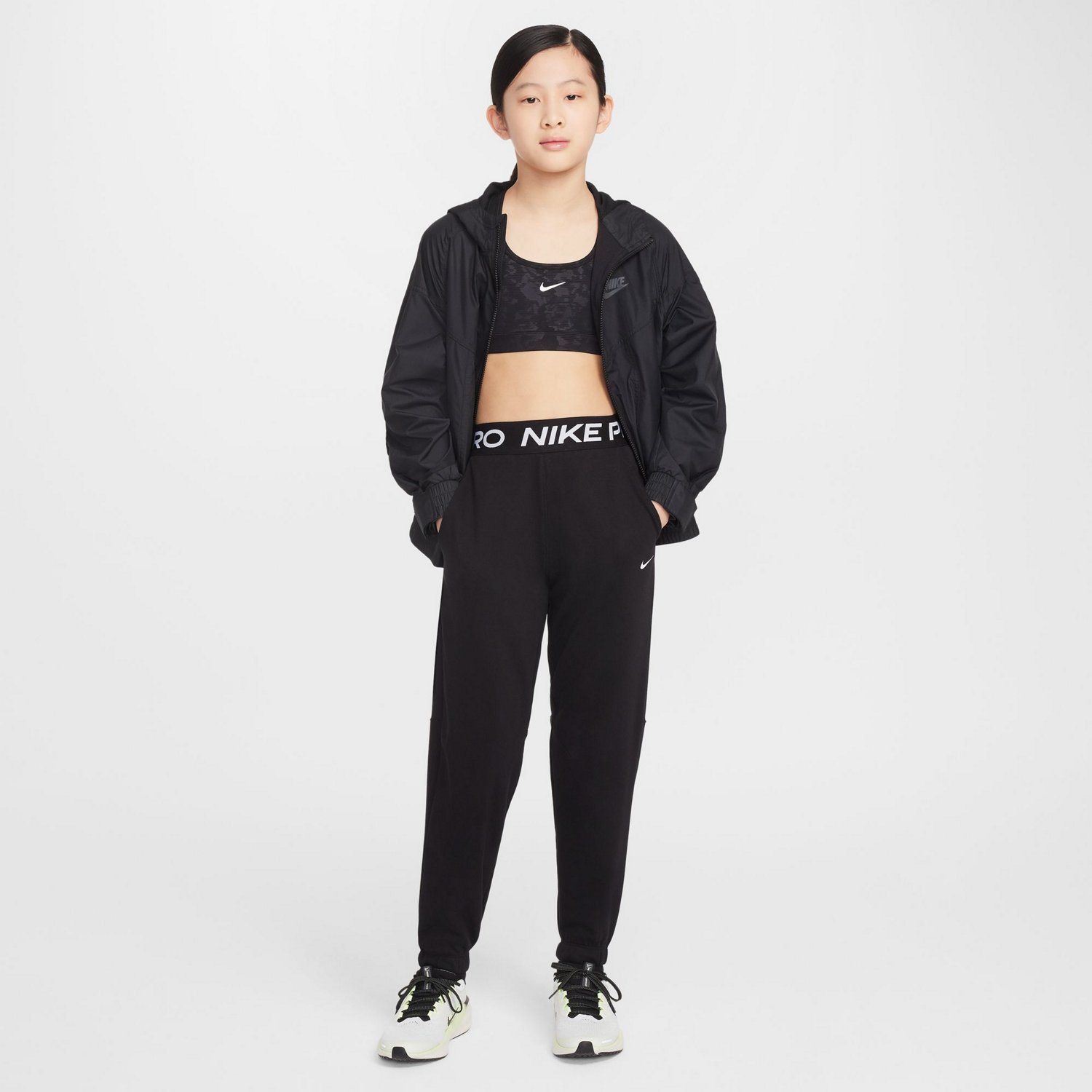 Nike Girls' Dri-FIT Fleece Joggers - view number 7