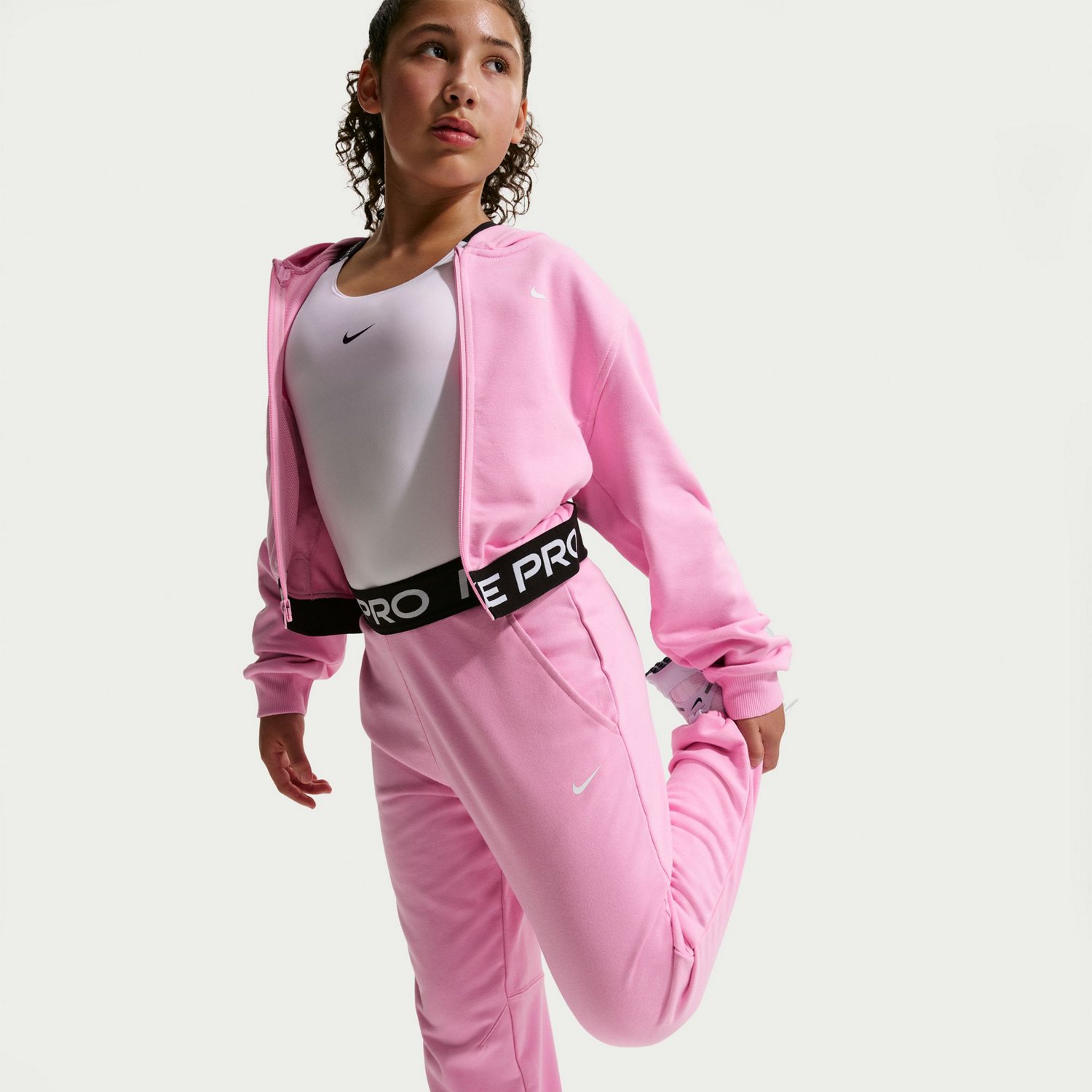 Nike Girls' Dri-FIT Fleece Joggers - view number 5