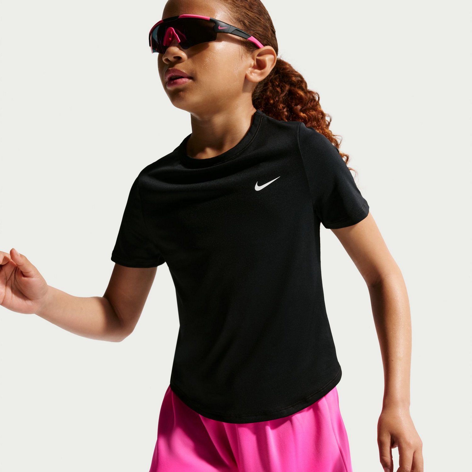 Nike Girls' Dri-FIT Dash Mid-Rise Running Shorts - view number 5
