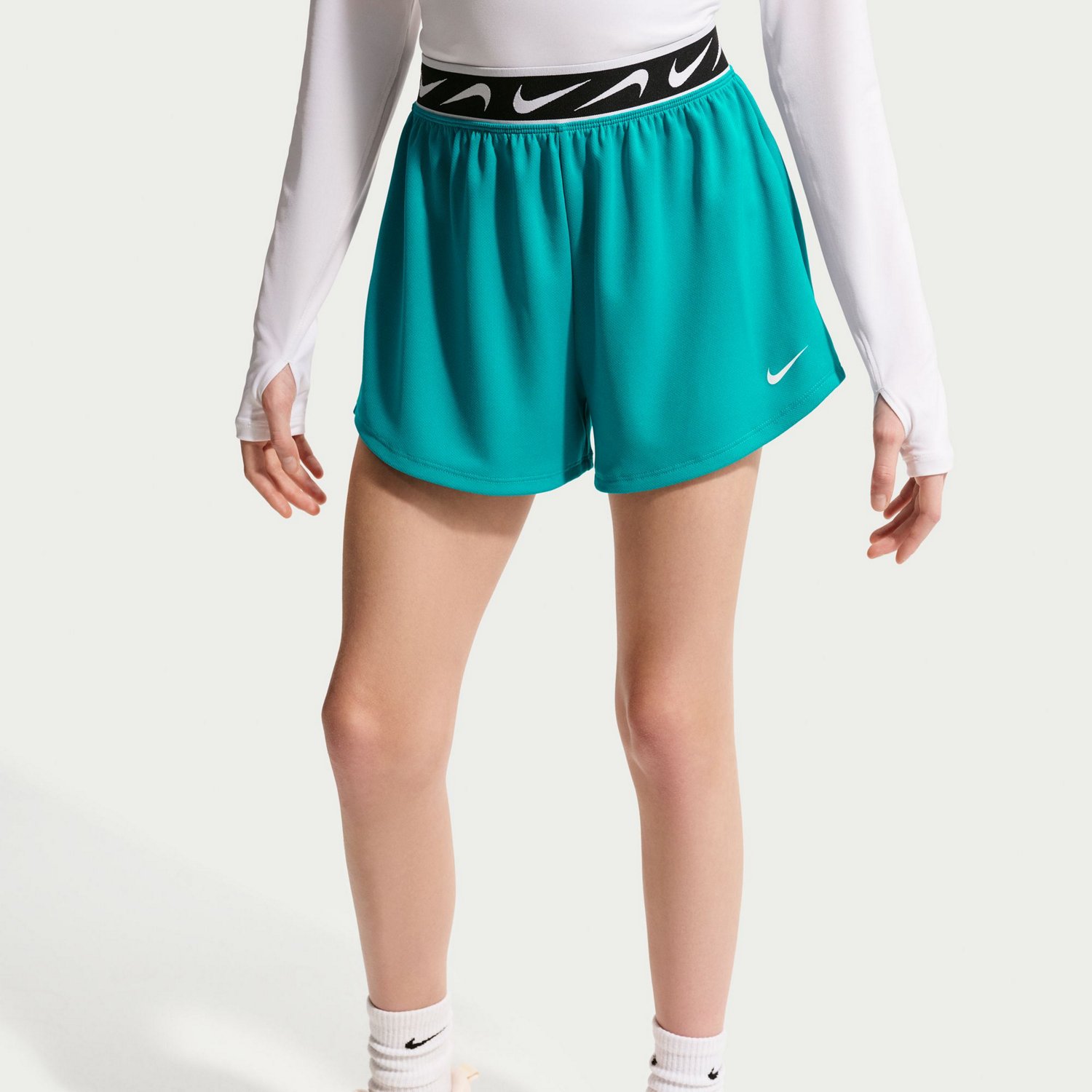 Nike Girls' Dri-FIT Dash Mid-Rise Running Shorts - view number 3