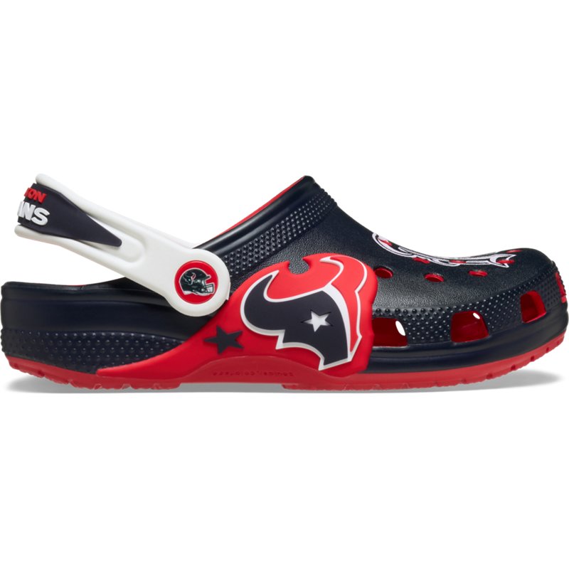 Youth Crocs  Navy Houston Texans Classic Clog