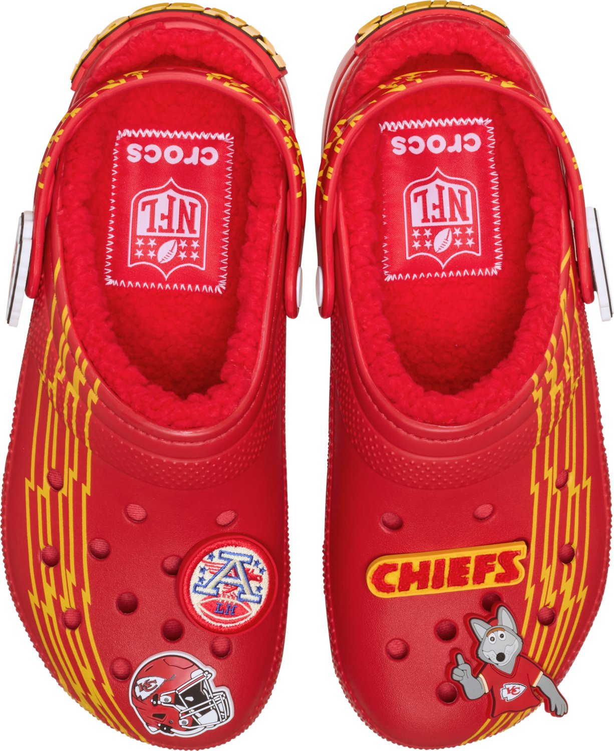 Crocs Adults' Kansas City Chiefs Classic Lined Clogs