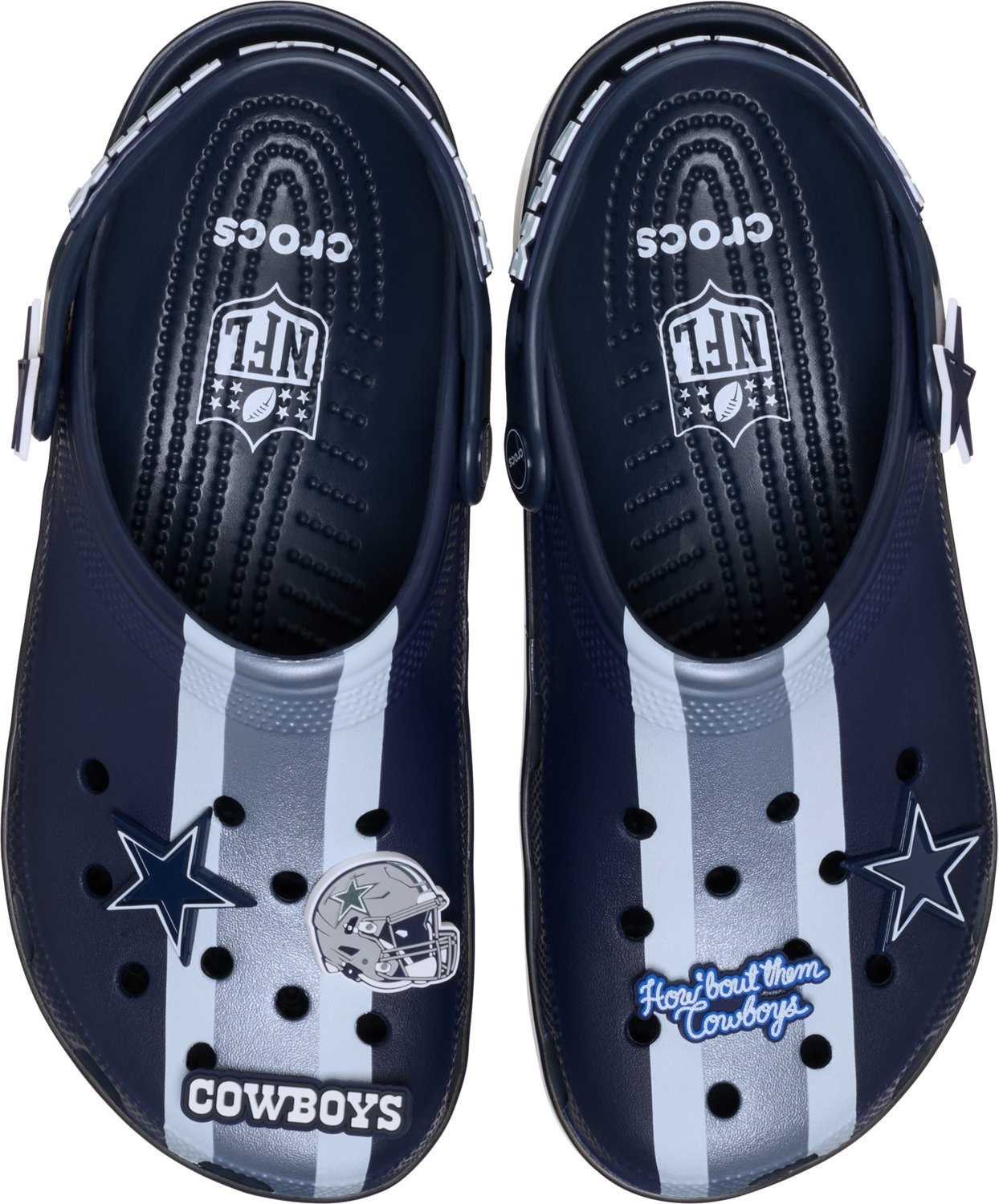 Crocs Adults' Dallas Cowboys Classic Clogs - view number 4