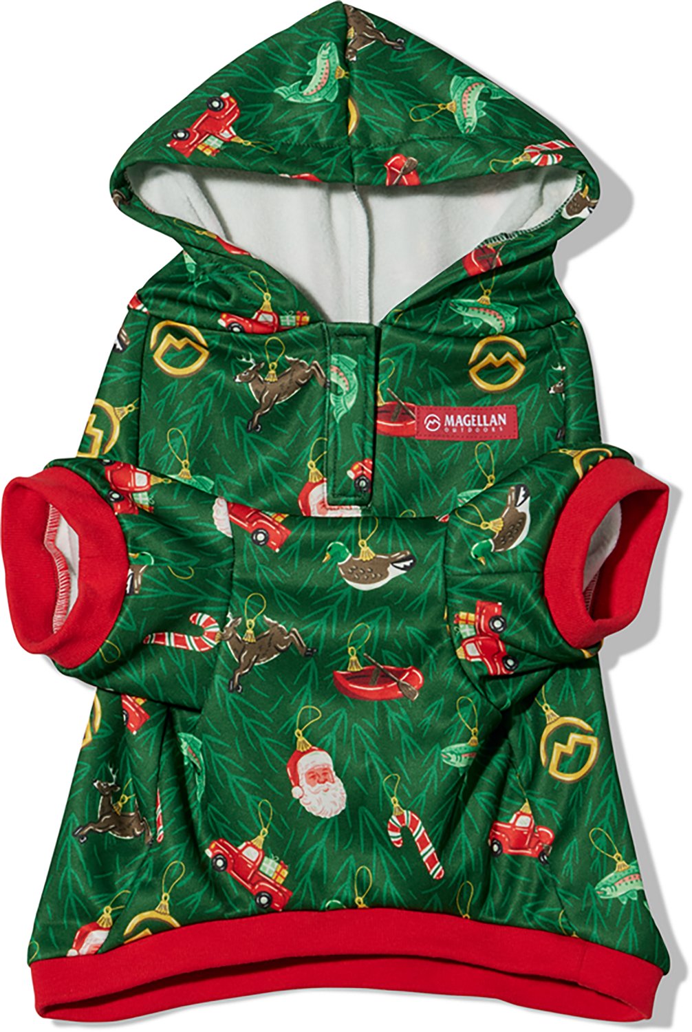Magellan Outdoors Dog Fleece Holiday Shirt