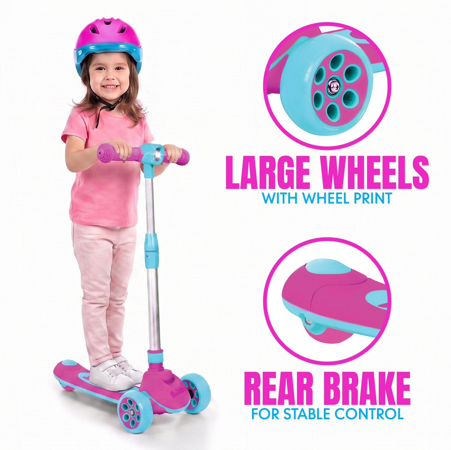 Madd Gear Kids' Swizzle 3-Wheel Scooter - view number 2