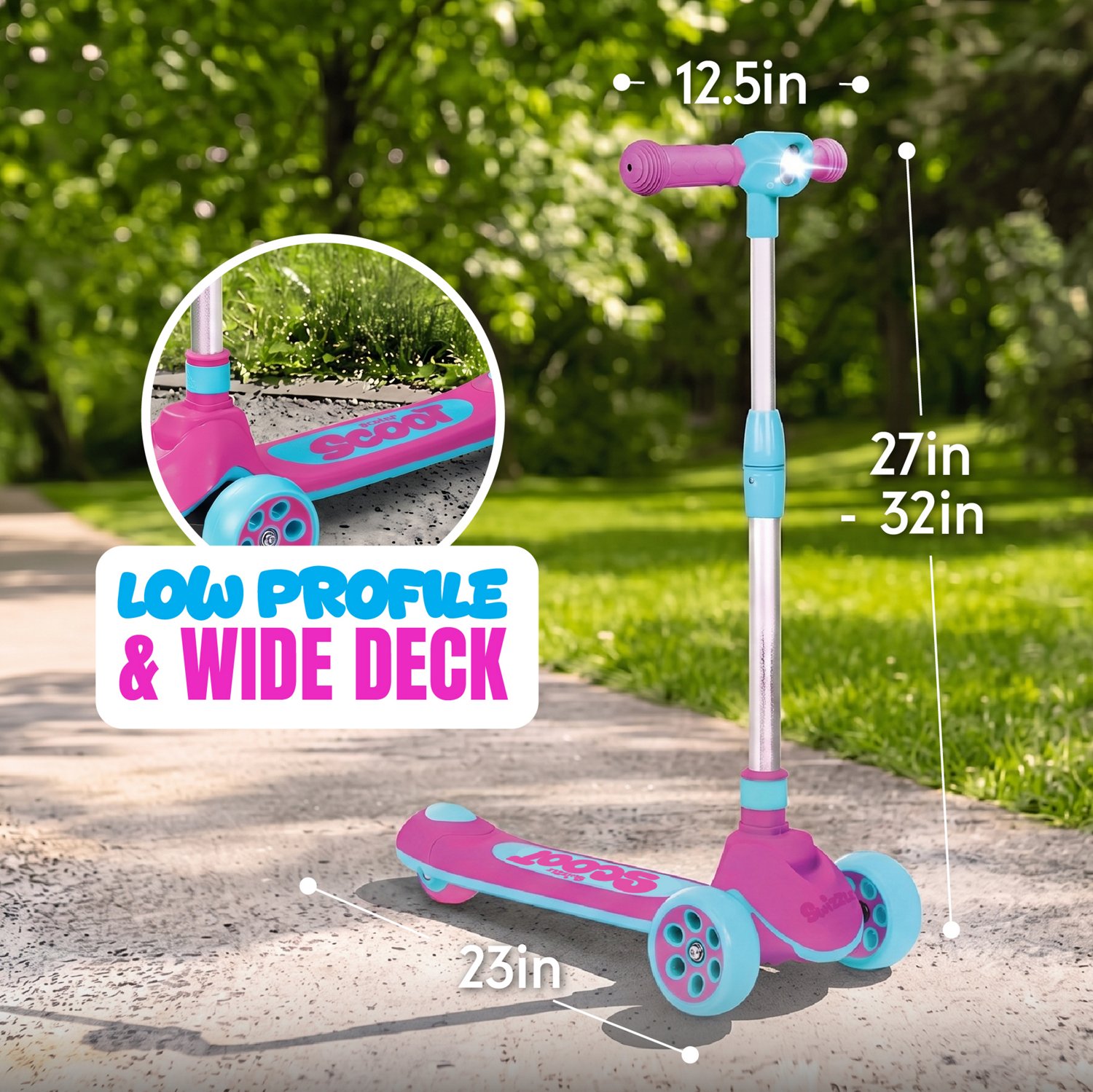 Madd Gear Kids' Swizzle 3-Wheel Scooter - view number 4