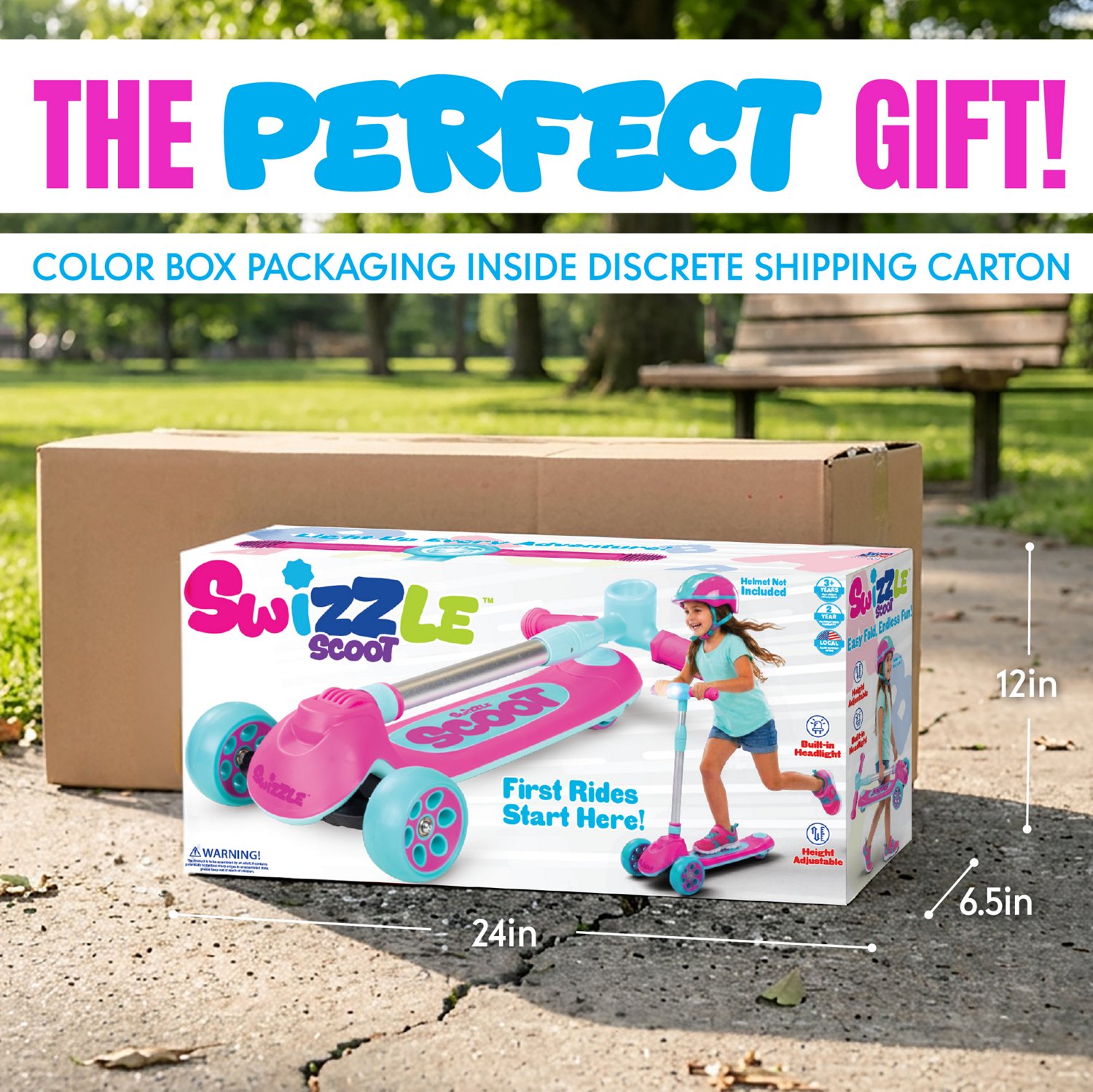 Madd Gear Kids' Swizzle 3-Wheel Scooter - view number 7