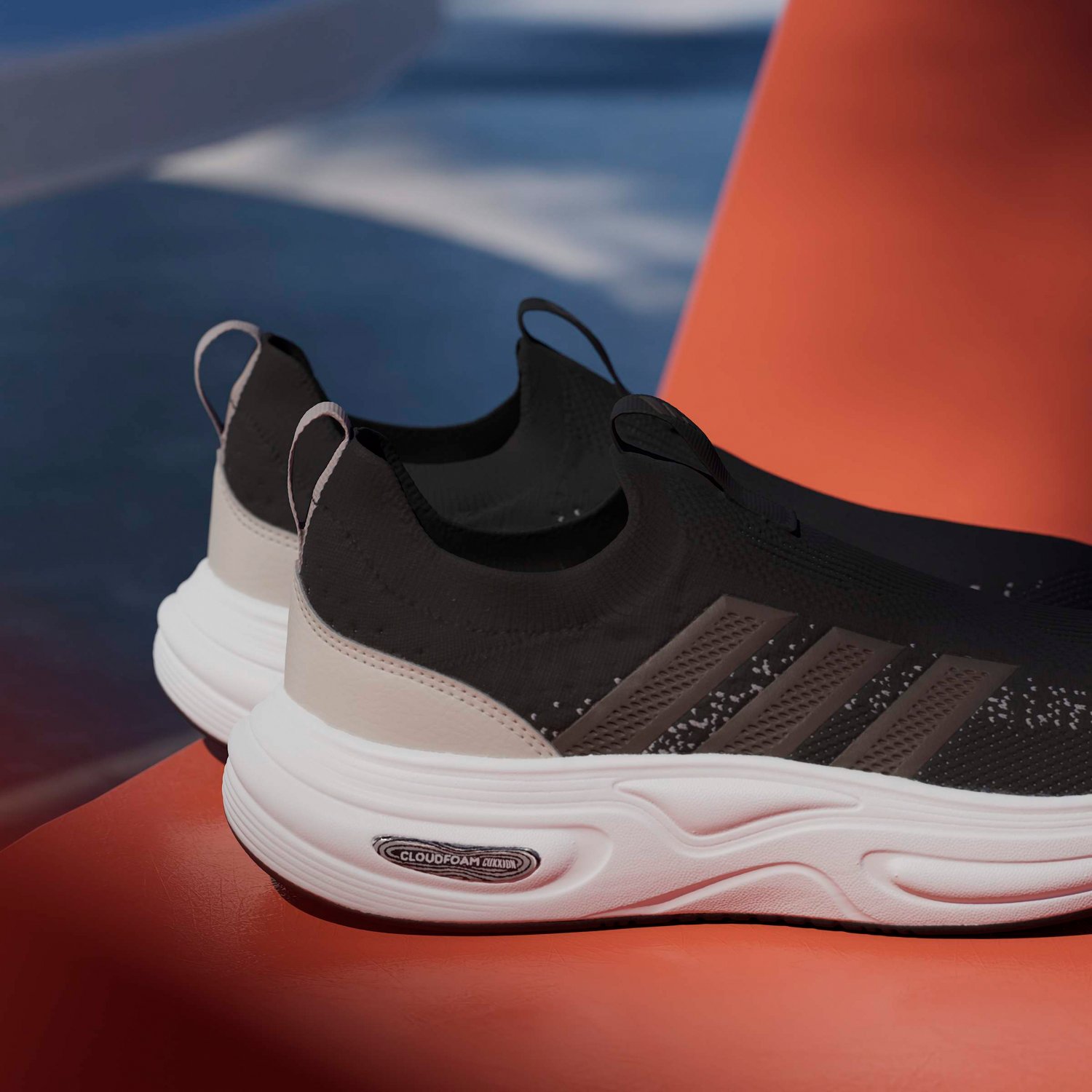adidas Women's Cloudfoam Cushion Sock Shoes - view number 8