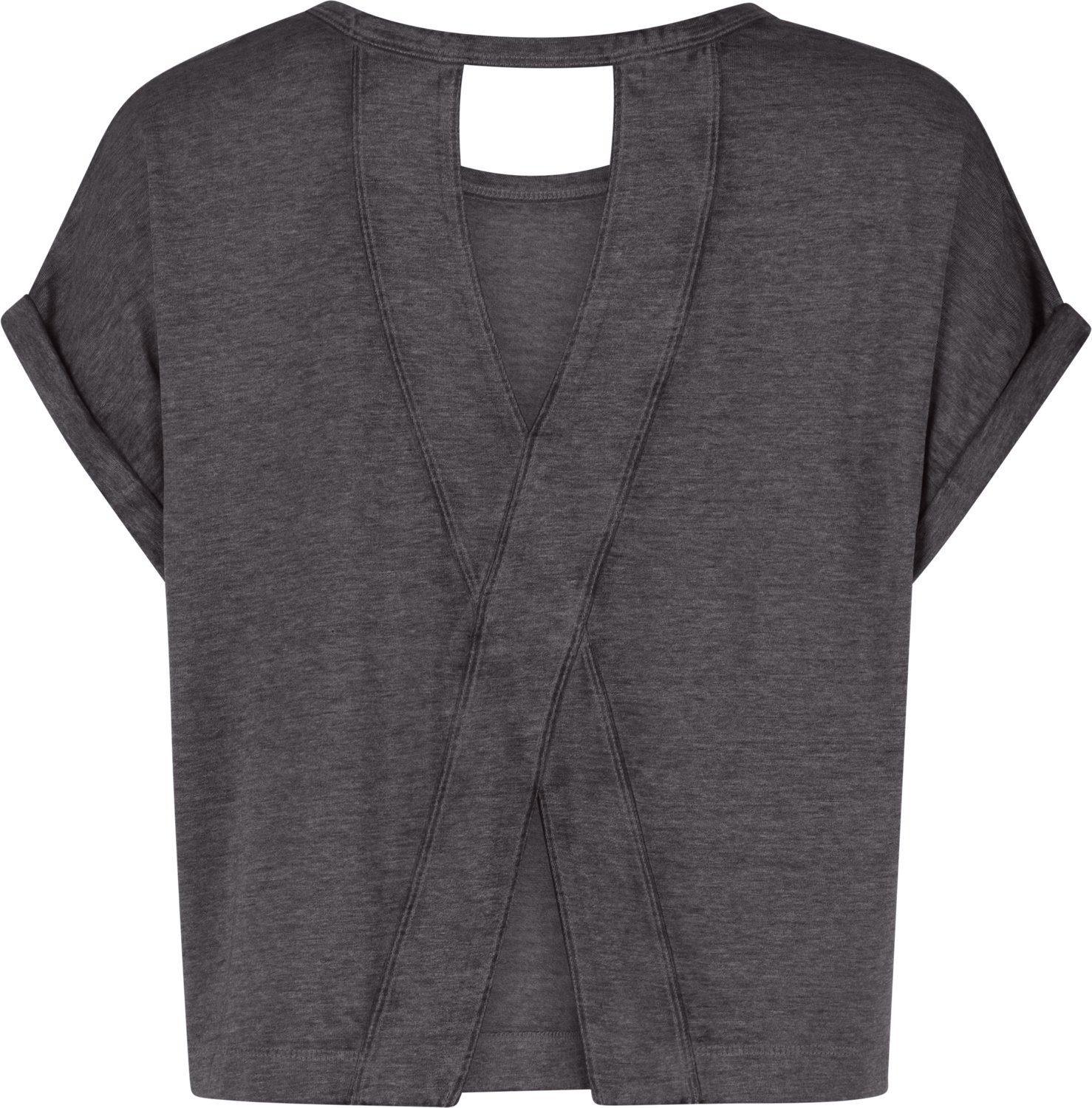 BCG Women's Keyhole Burnout Cropped Short Sleeve T-shirt - view number 2