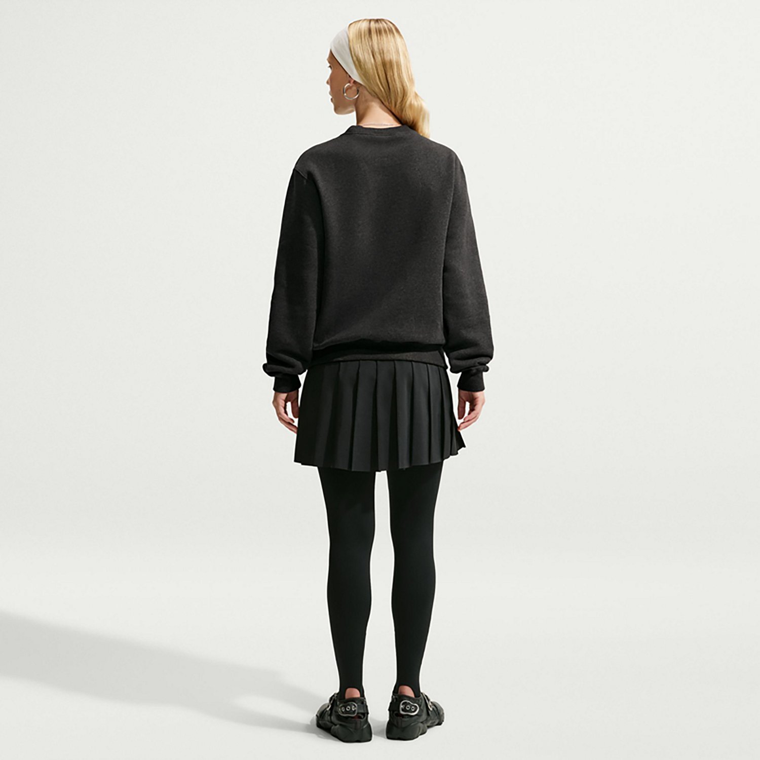 Nike Women's Studio Fleece Mid Weight Crew Sweatshirt - view number 2