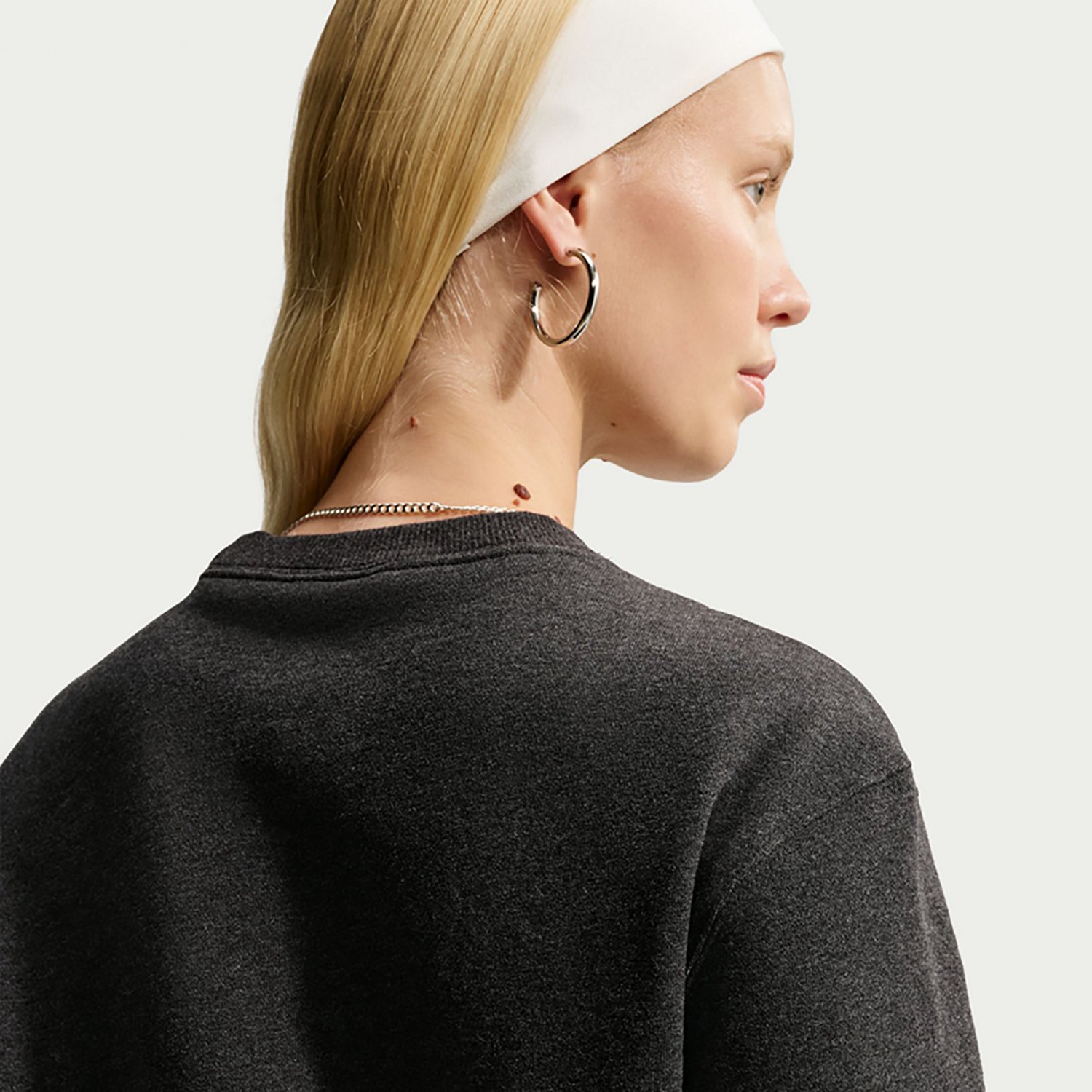 Nike Women's Studio Fleece Mid Weight Crew Sweatshirt - view number 4