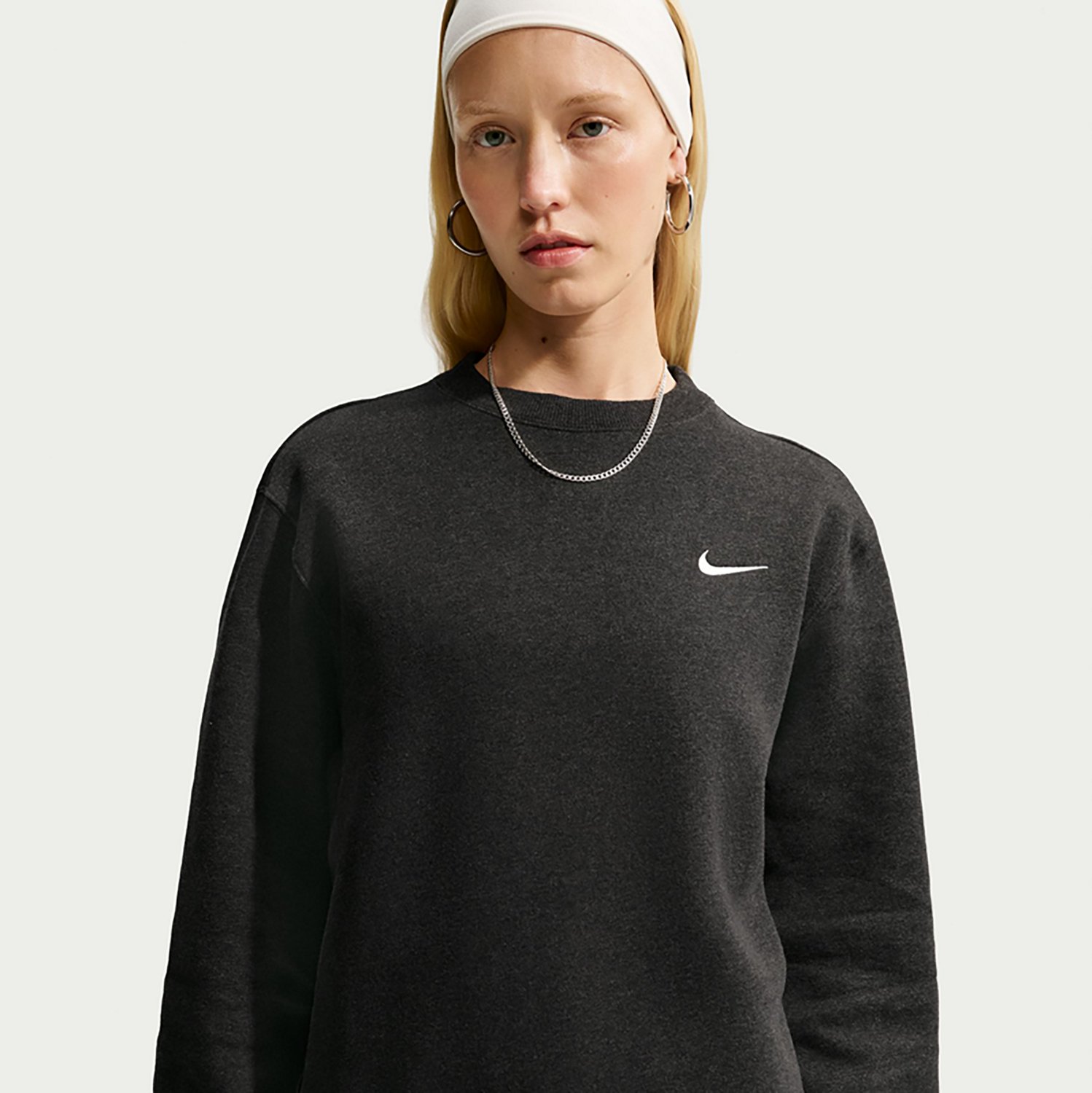 Nike Women's Studio Fleece Mid Weight Crew Sweatshirt - view number 5