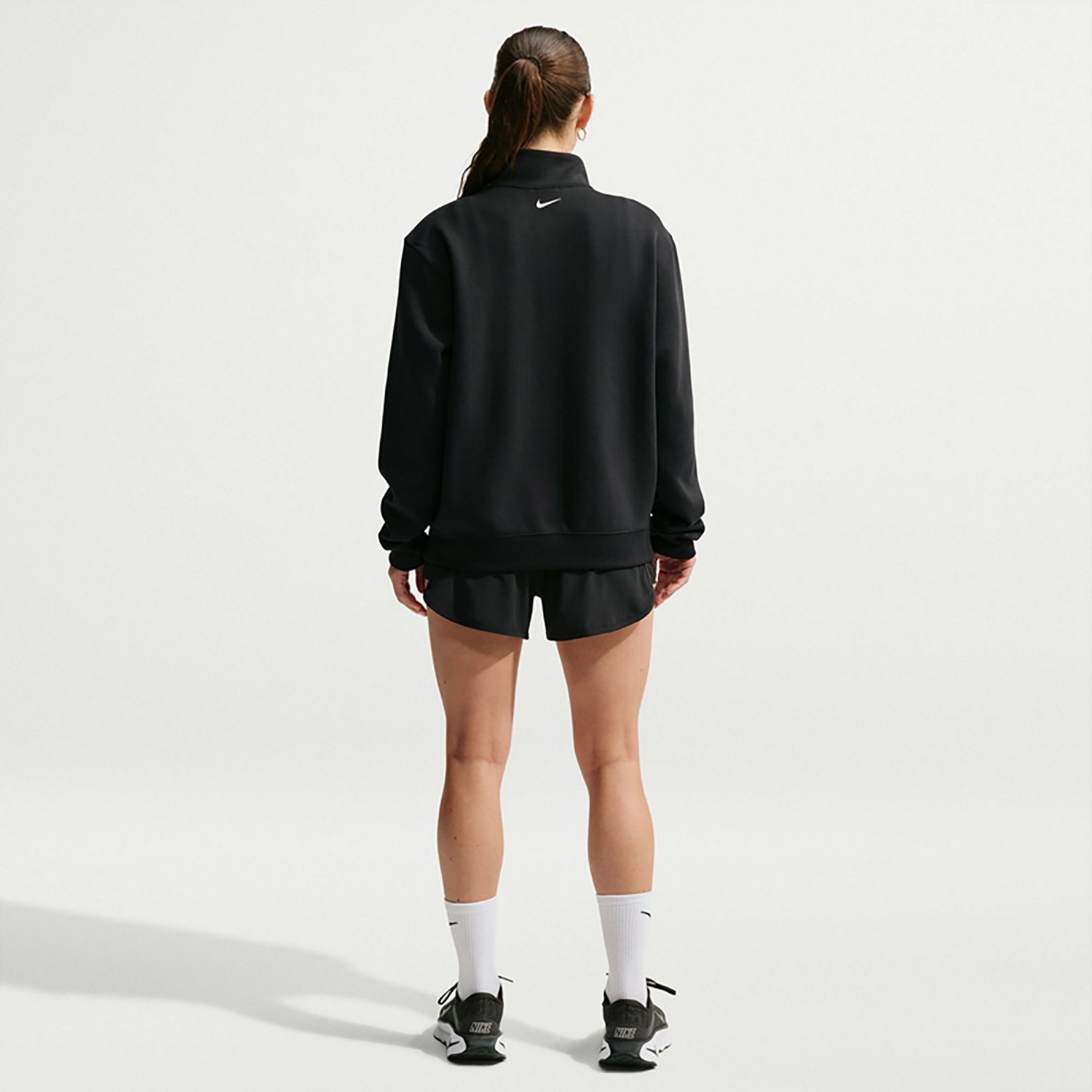 Nike Women's Dri-FIT Studio Fleece Sport Quarter-Zip Pullover - view number 2