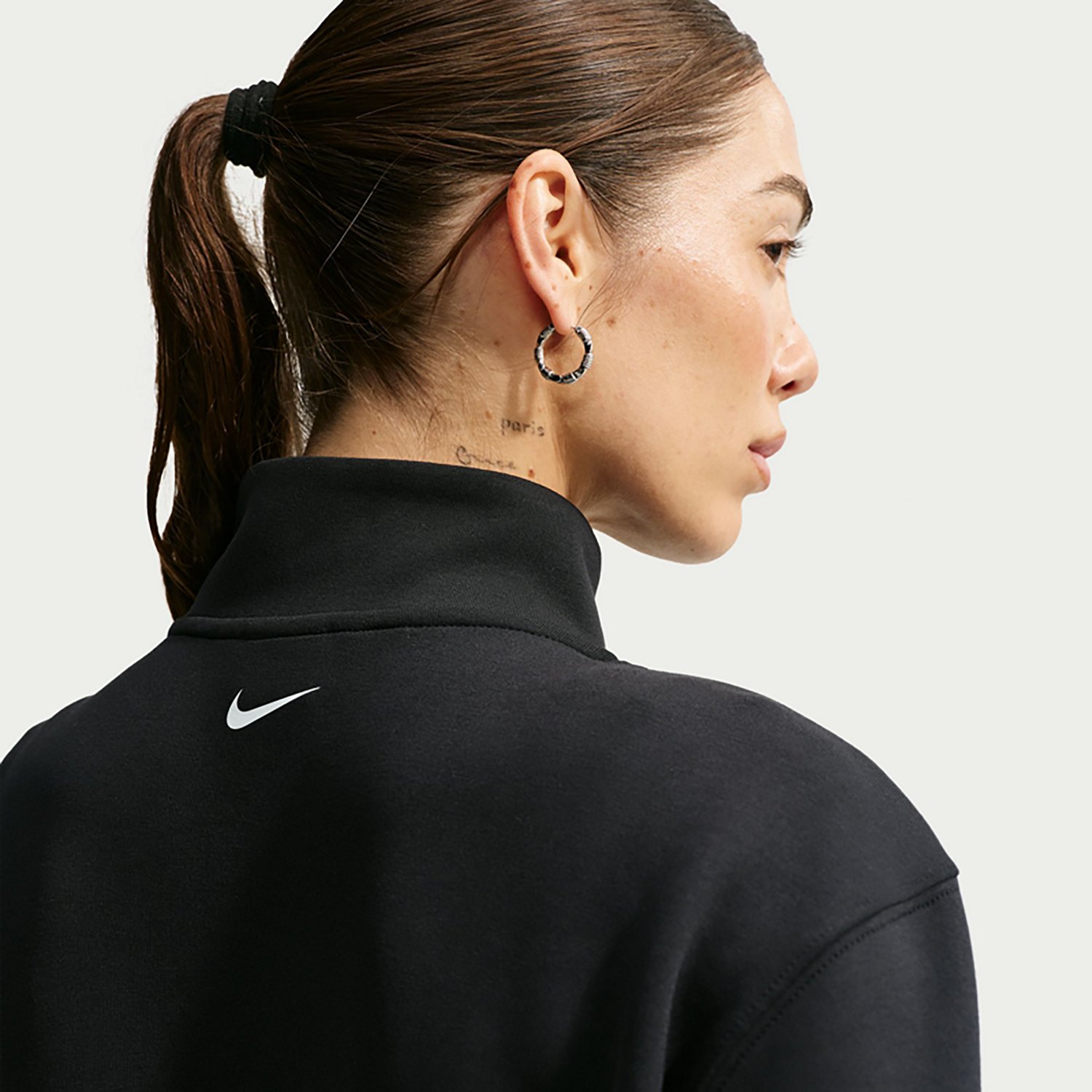 Nike Women's Dri-FIT Studio Fleece Sport Quarter-Zip Pullover - view number 4