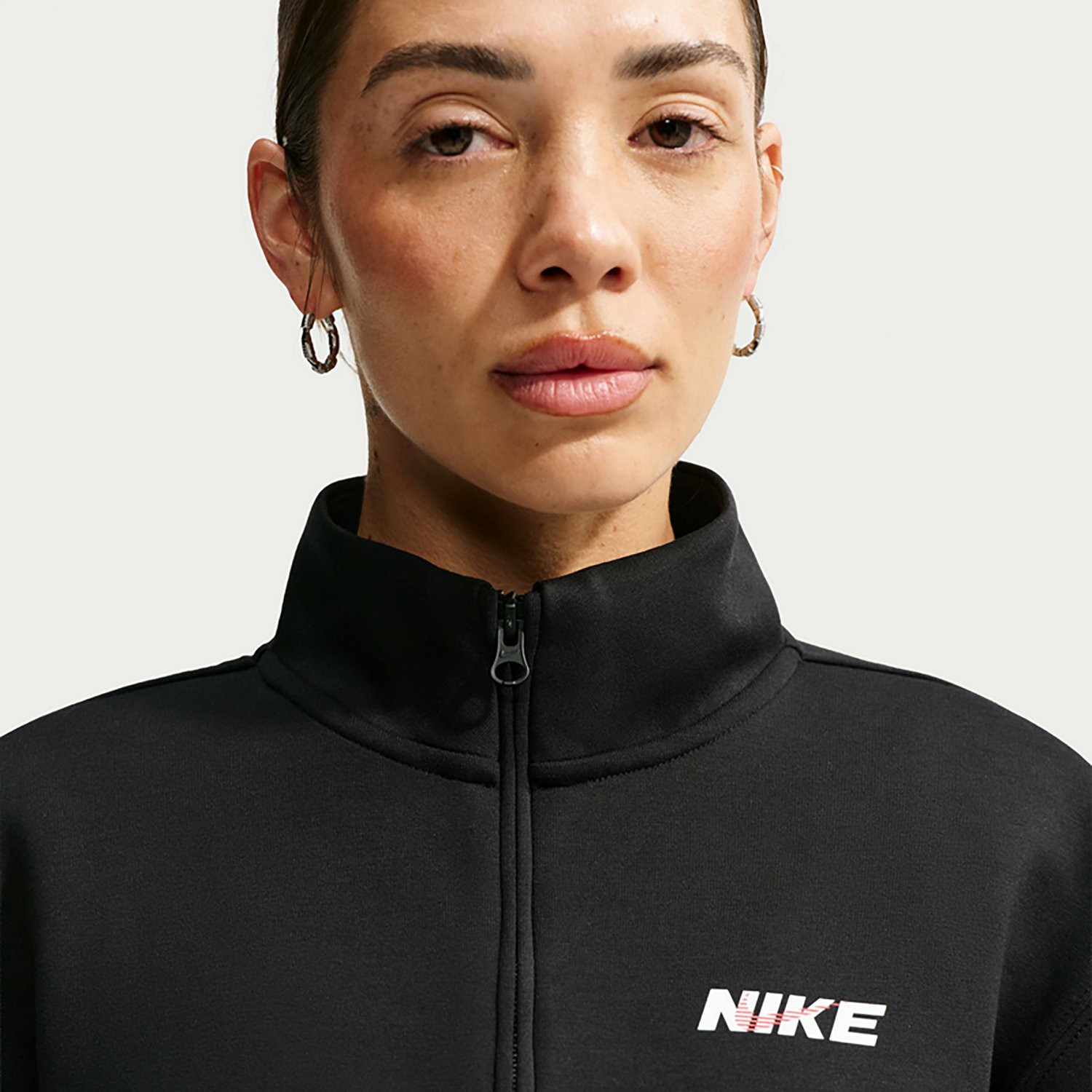 Nike Women's Dri-FIT Studio Fleece Sport Quarter-Zip Pullover - view number 6