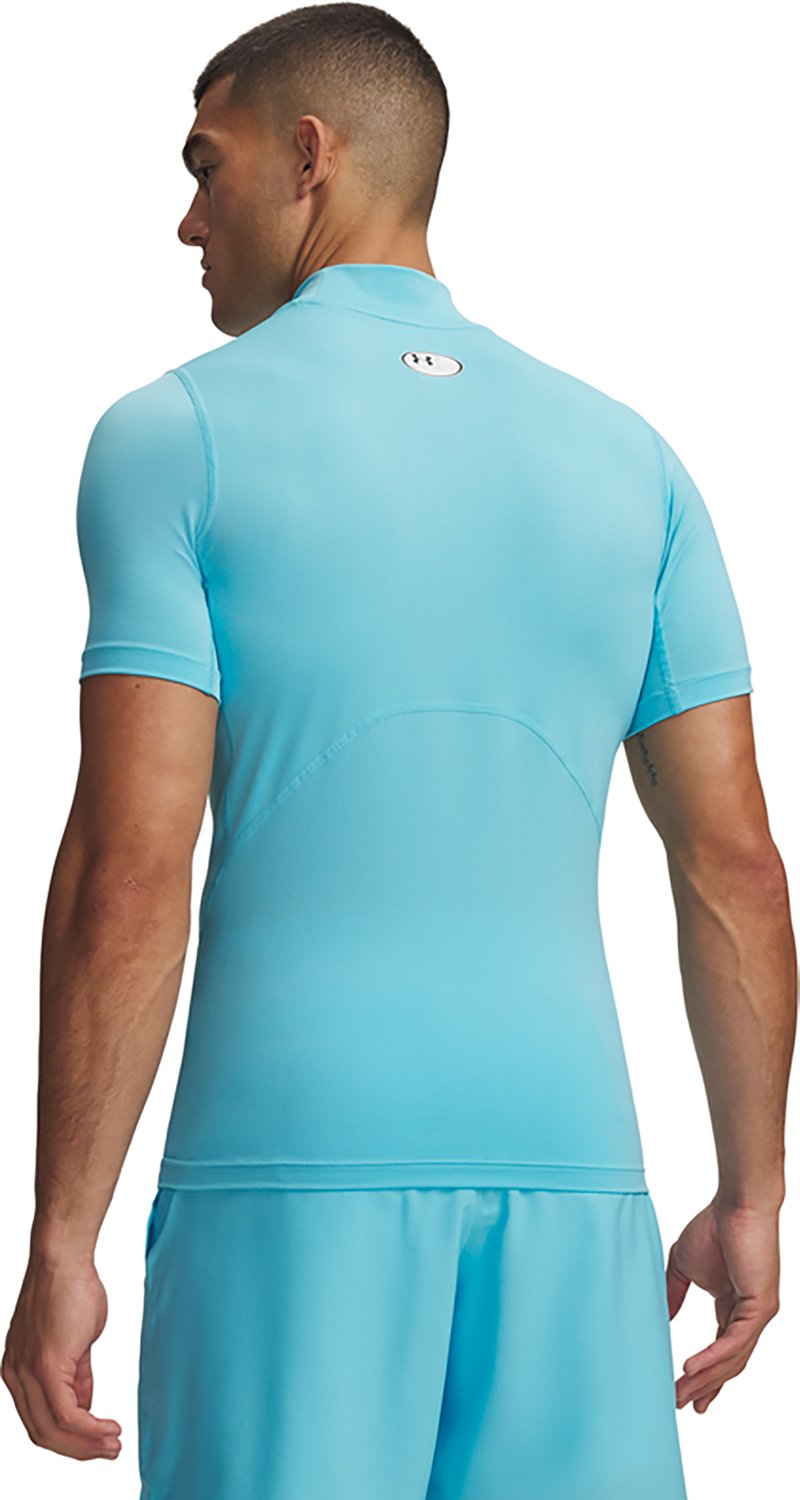 Under Armour Men's HeatGear Compression Mock Short Sleeve Shirt - view number 2
