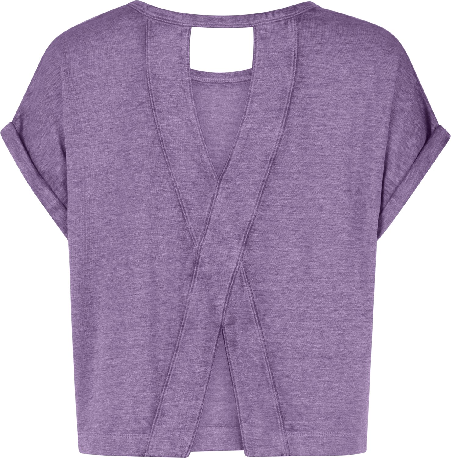 BCG Women's Keyhole Burnout Cropped Short Sleeve T-shirt - view number 2