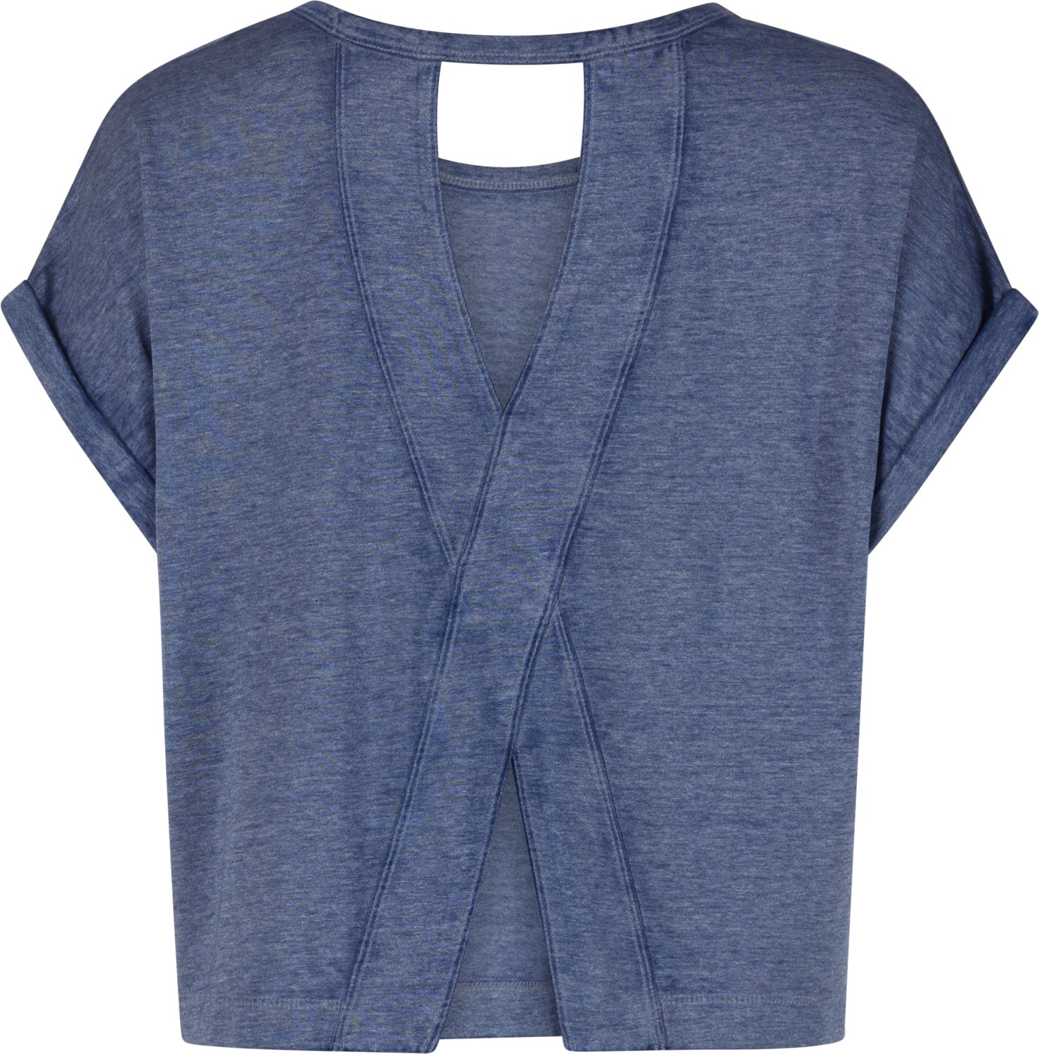 BCG Women's Keyhole Burnout Cropped Short Sleeve T-shirt - view number 6