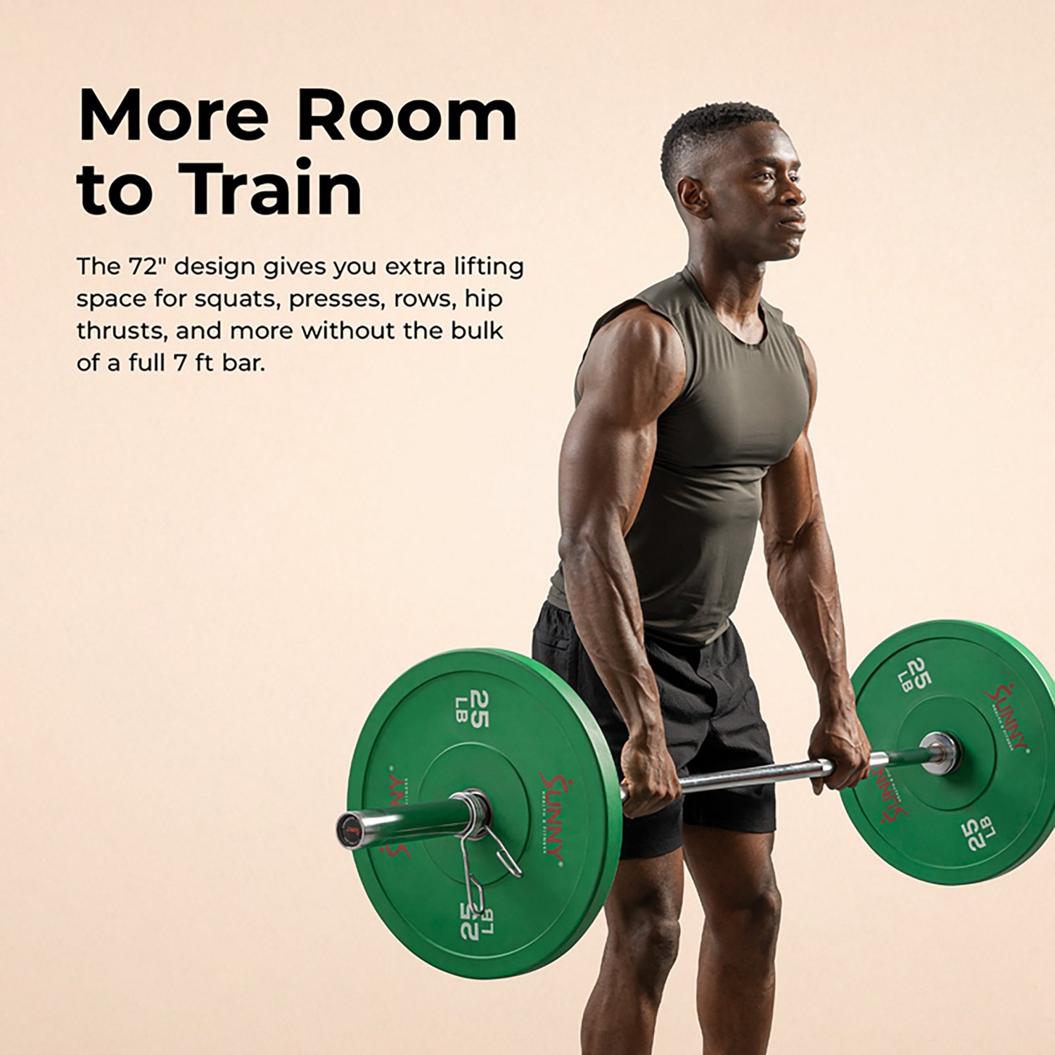 Sunny Health & Fitness 72" Olympic Bar