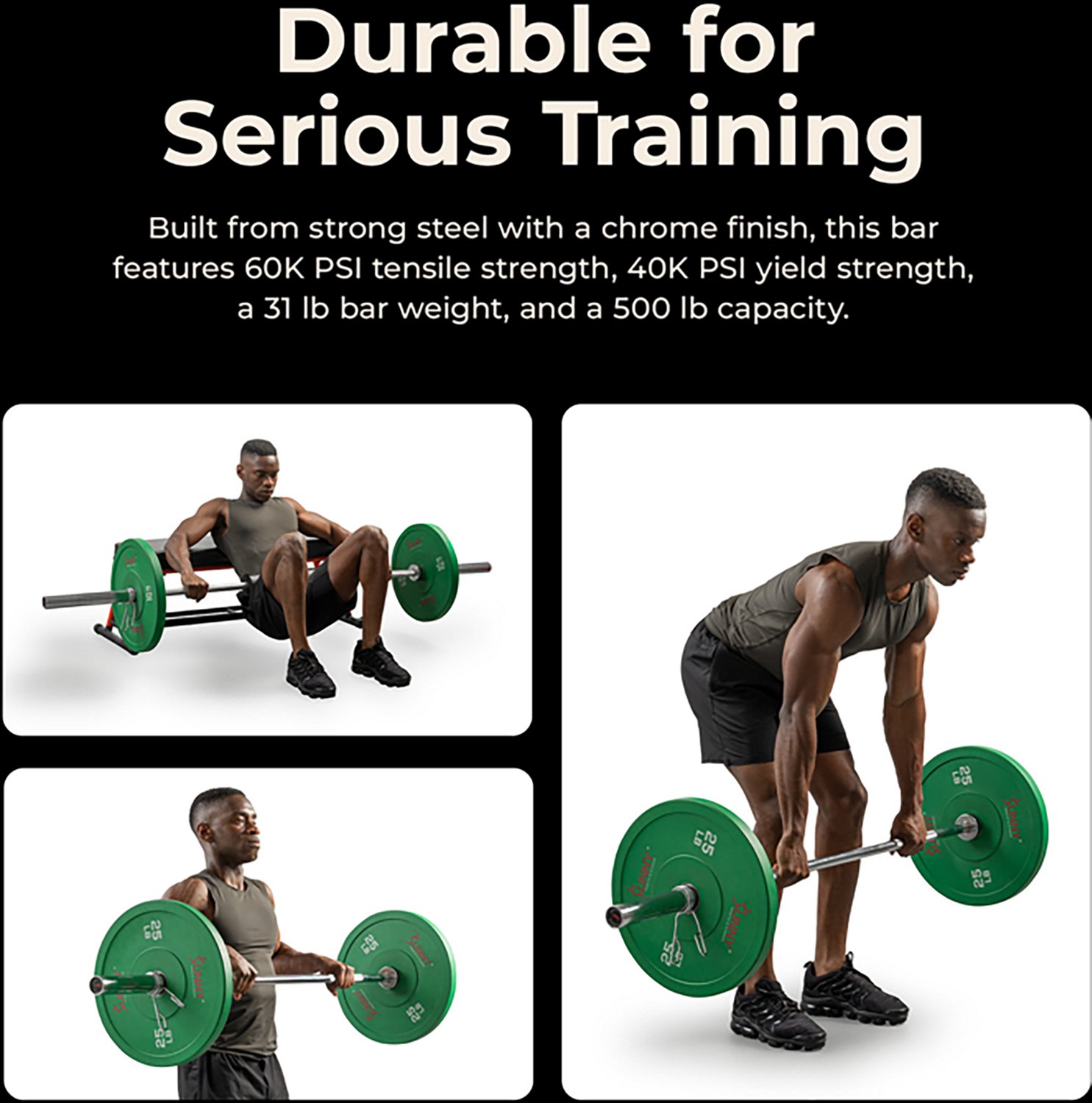 Sunny Health & Fitness 72" Olympic Bar