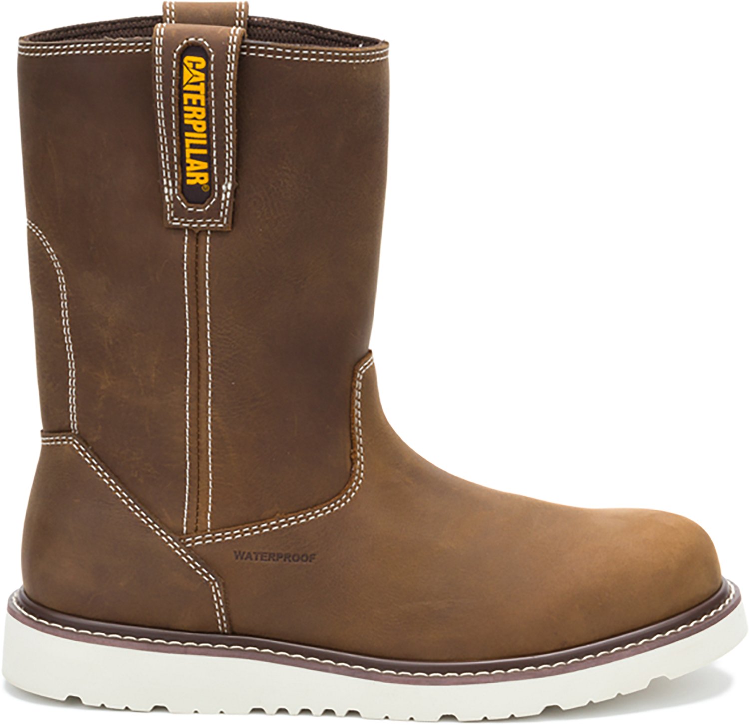 CAT Men's Reclaimer Wedge Waterproof Safety Toe Wellington Work Boots