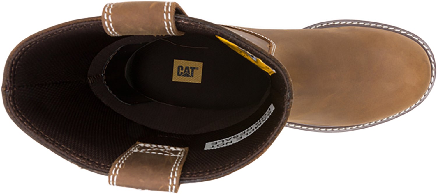 CAT Men's Reclaimer Wedge Waterproof Safety Toe Wellington Work Boots