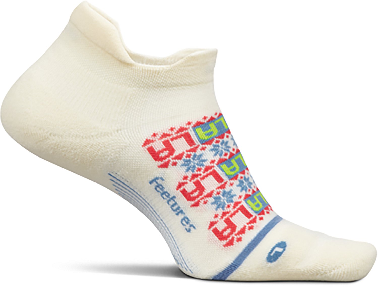 Feetures! Elite Max Cushion Fa La La No Show Tab Socks 1-Pack | Academy