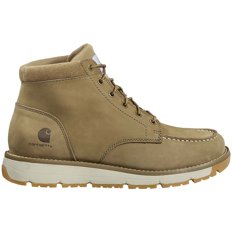 Carhartt Men's Millbrook Moc Toe Leather Wedge Work Boots