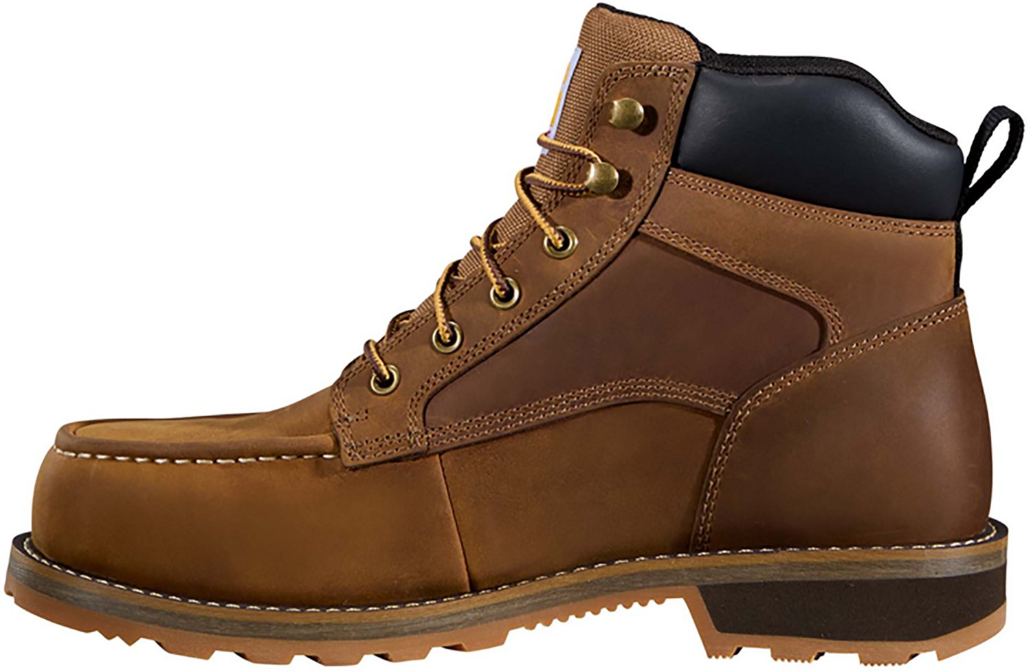 Carhartt Men's Grafton 6 in Waterproof Steel Moc Toe Boots - view number 2