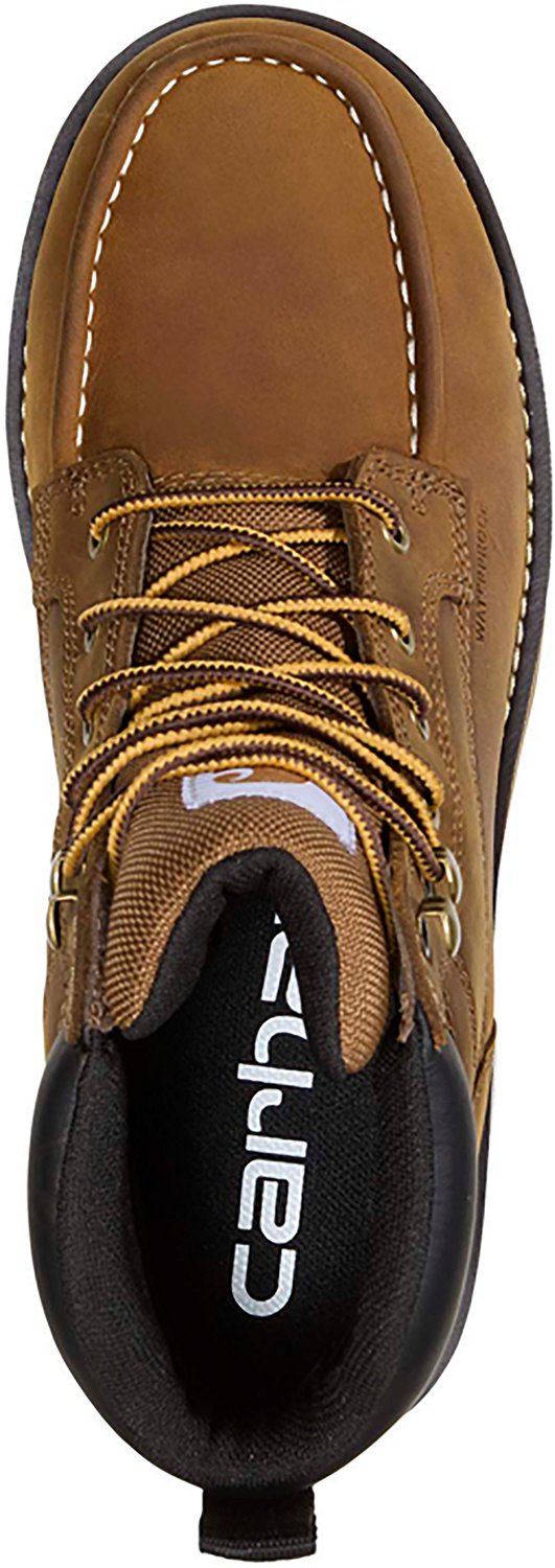 Carhartt Men's Grafton 6 in Waterproof Steel Moc Toe Boots - view number 4