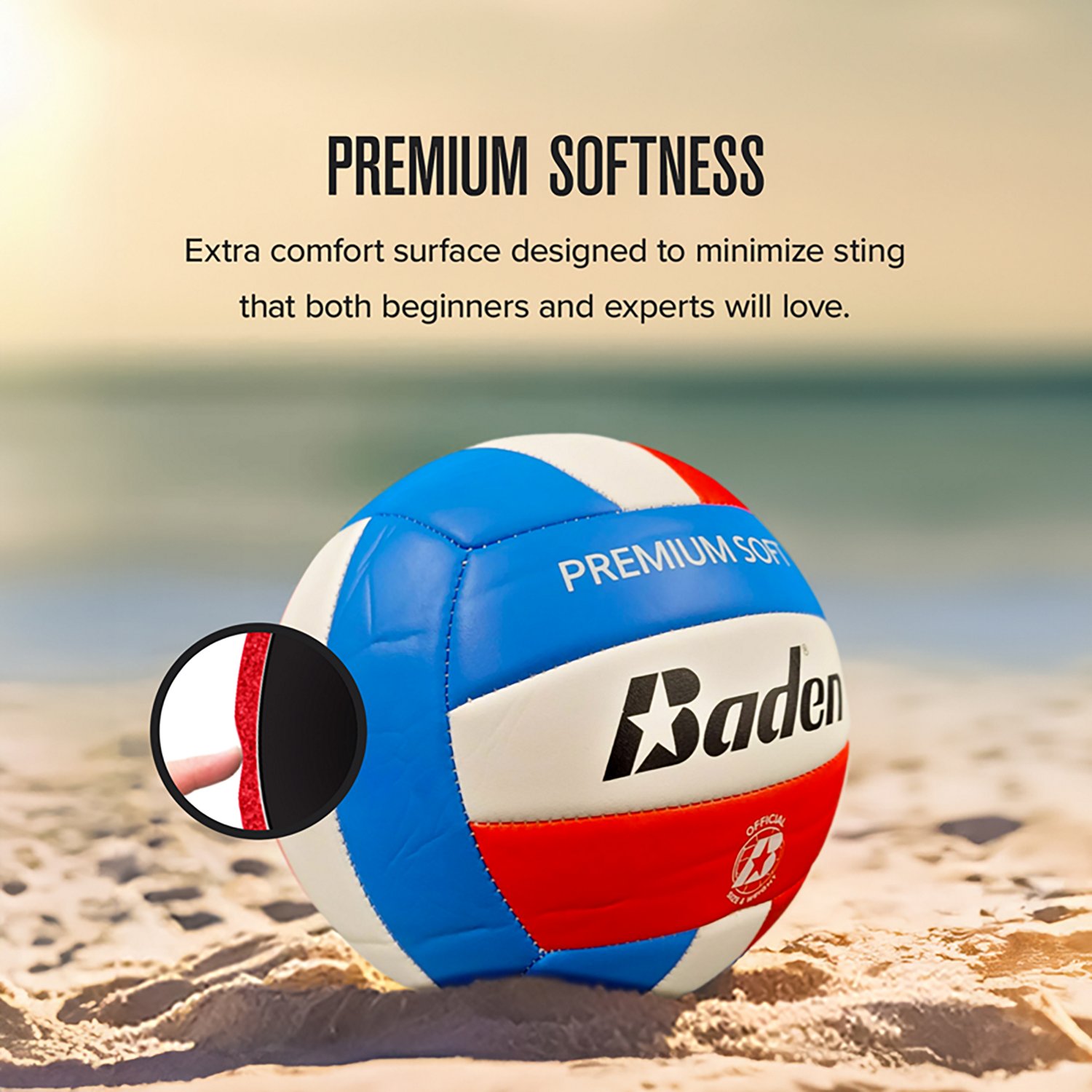 Baden Premium Soft Volleyball 6-Pack