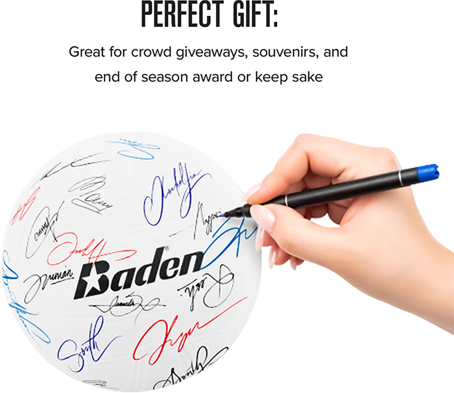 Baden Mini Vinyl Volleyball 4in. 12-Pack - view number 5
