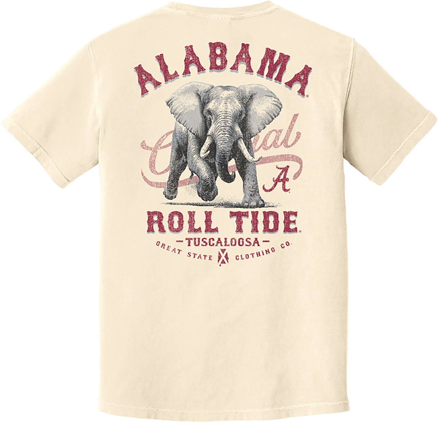 Great State Men's University of Alabama Vintage Mascot Graphic T-shirt - view number 2