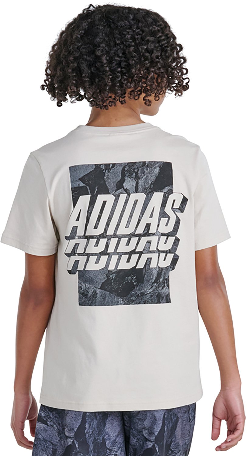 adidas Boys' Rock Camo Poster Short Sleeve T-shirt - view number 2