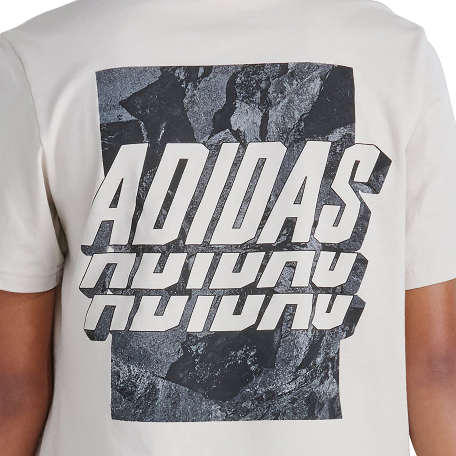 adidas Boys' Rock Camo Poster Short Sleeve T-shirt - view number 3