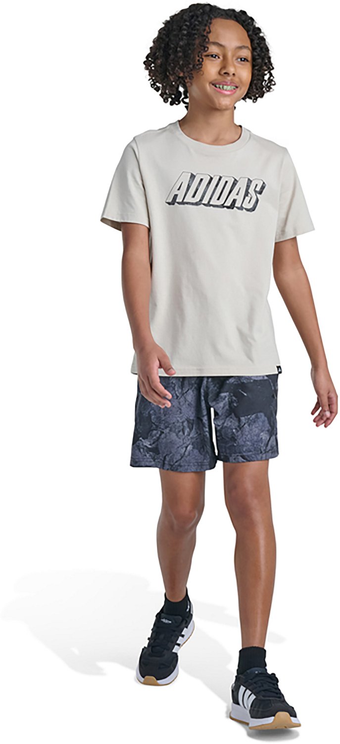 adidas Boys' Rock Camo Poster Short Sleeve T-shirt - view number 4