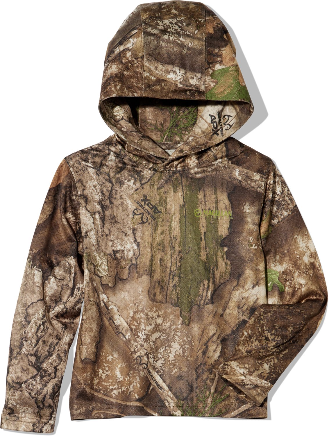 Magellan Outdoors Toddlers' HuntGear Eagle Pass Tech Mesh Hooded Long Sleeve Shirt