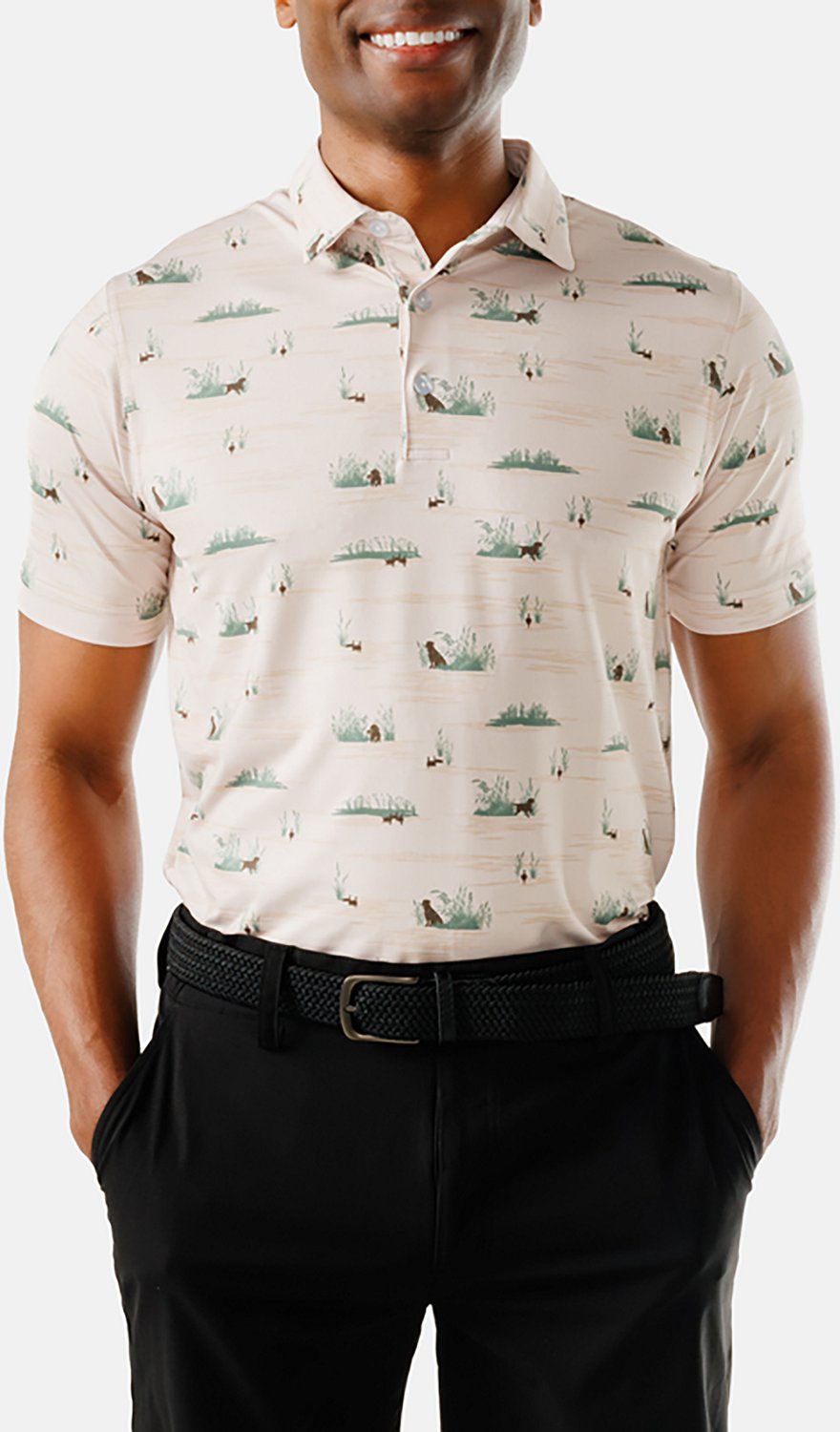 Waggle Men's Fowl Play Polo Shirt