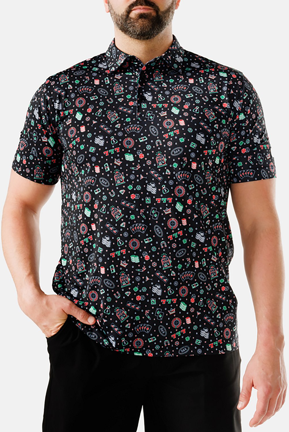 Waggle Men's High Roller Polo Shirt