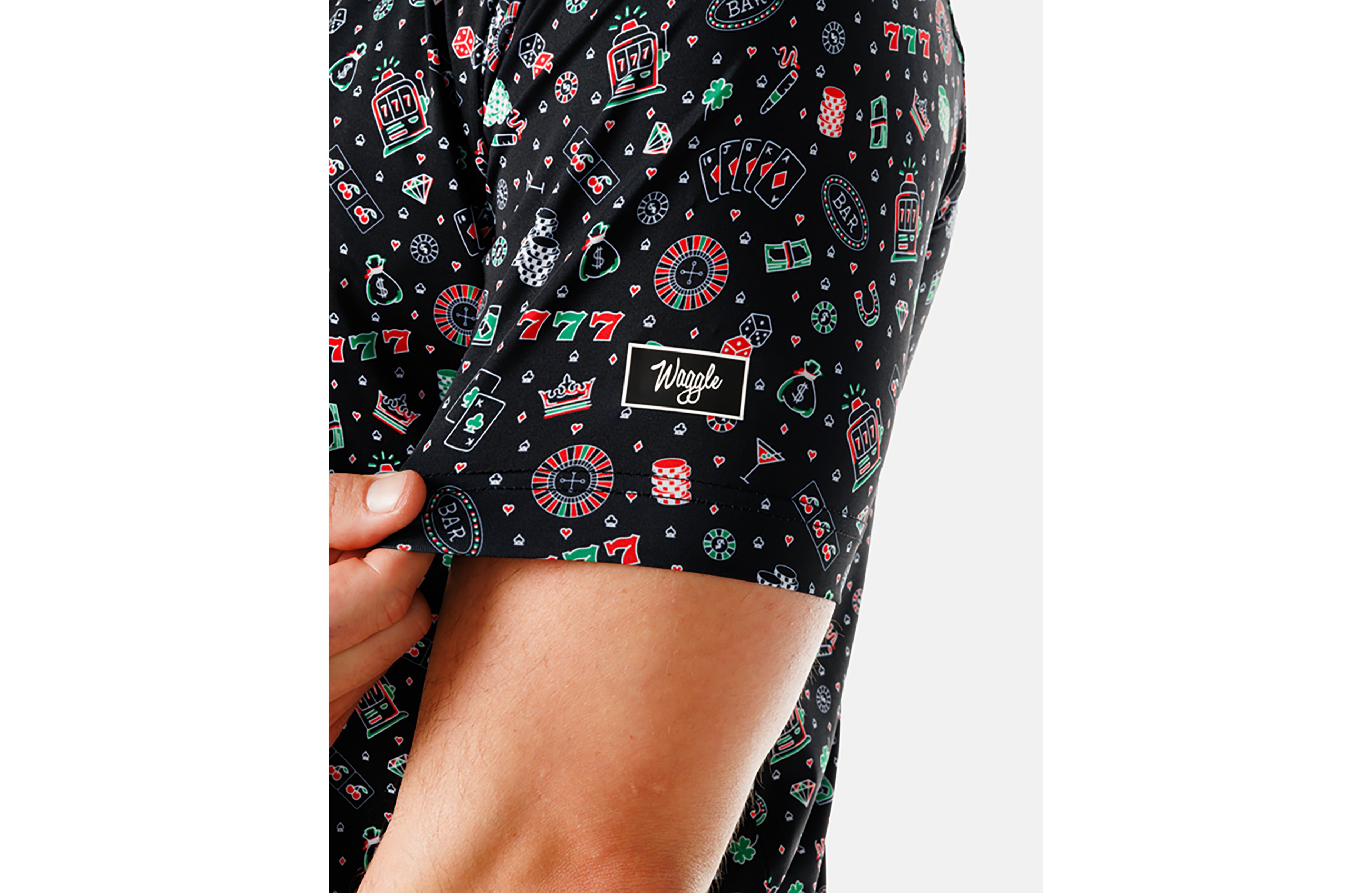 Waggle Men's High Roller Polo Shirt