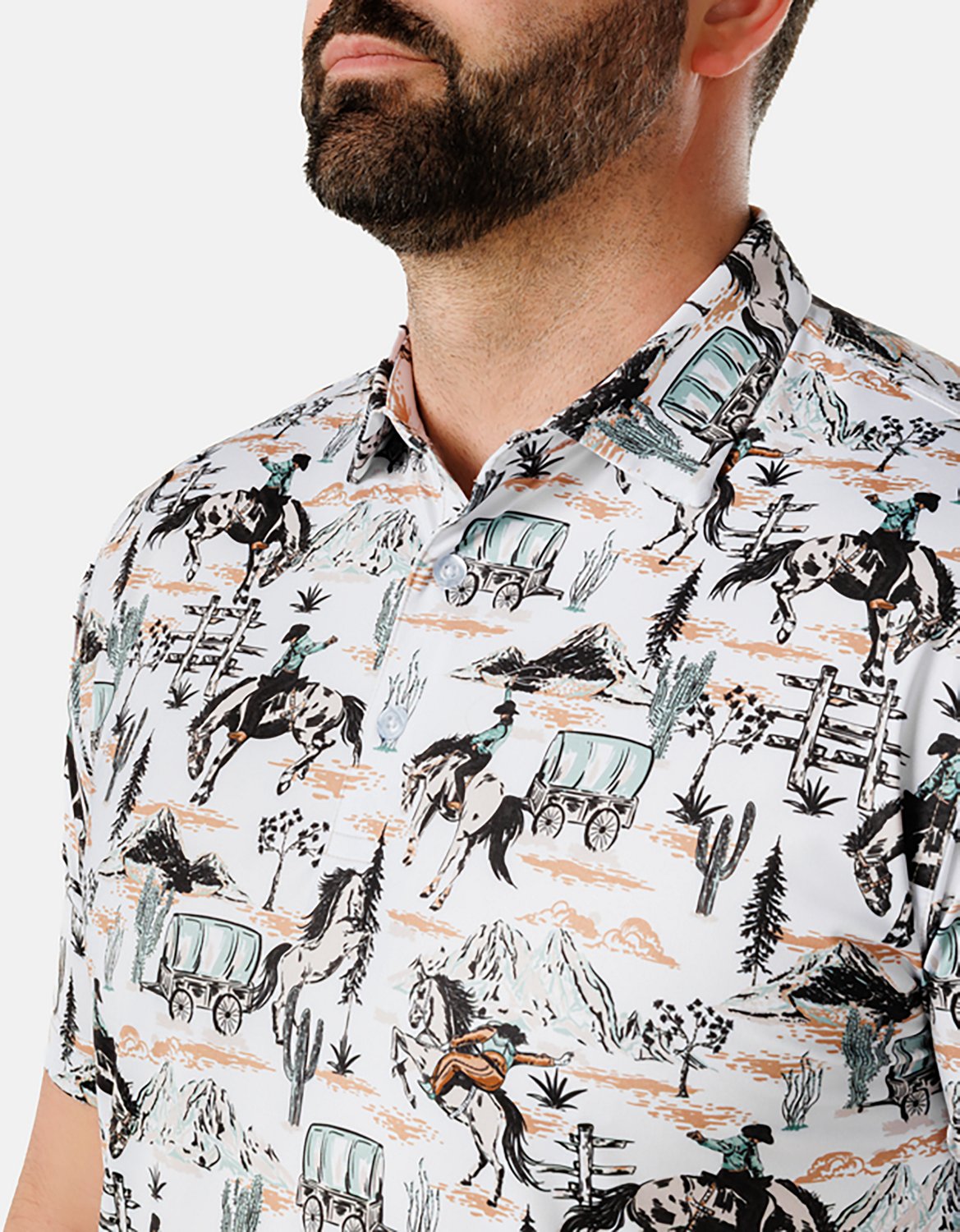 Waggle Men's Rough Rider Polo Shirt
