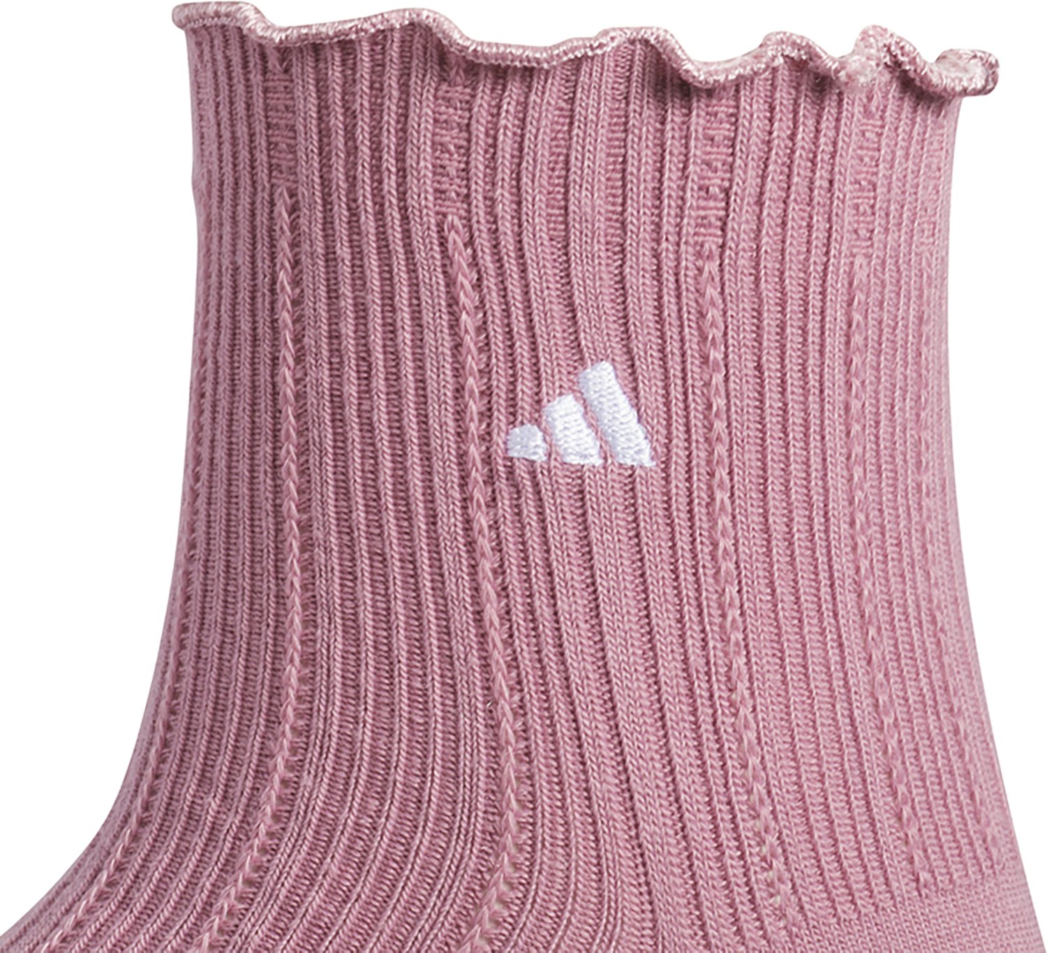 adidas Women's Performance Ruffle Quarter Socks 3-Pack - view number 3