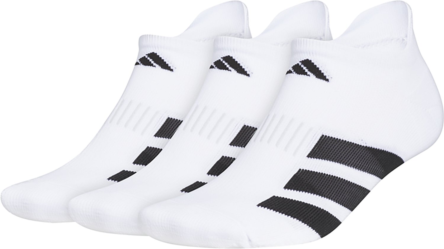 adidas EVO Training No Show Socks 3 Pack