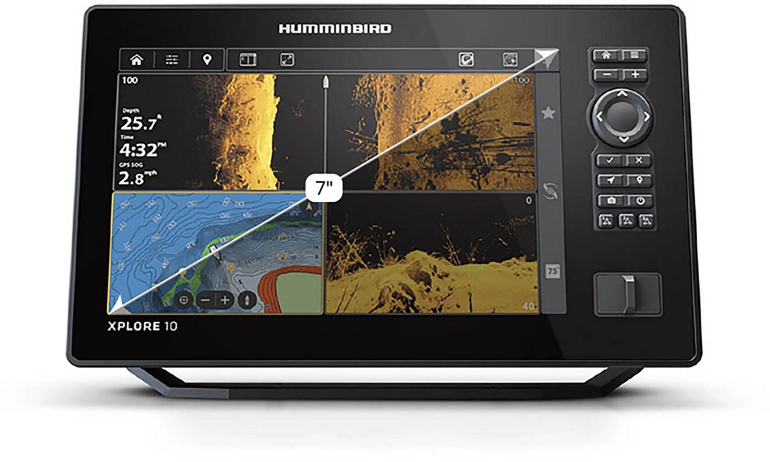 Humminbird 412020-1CHO XPLORE 12 CHO Fish Finder - view number 3